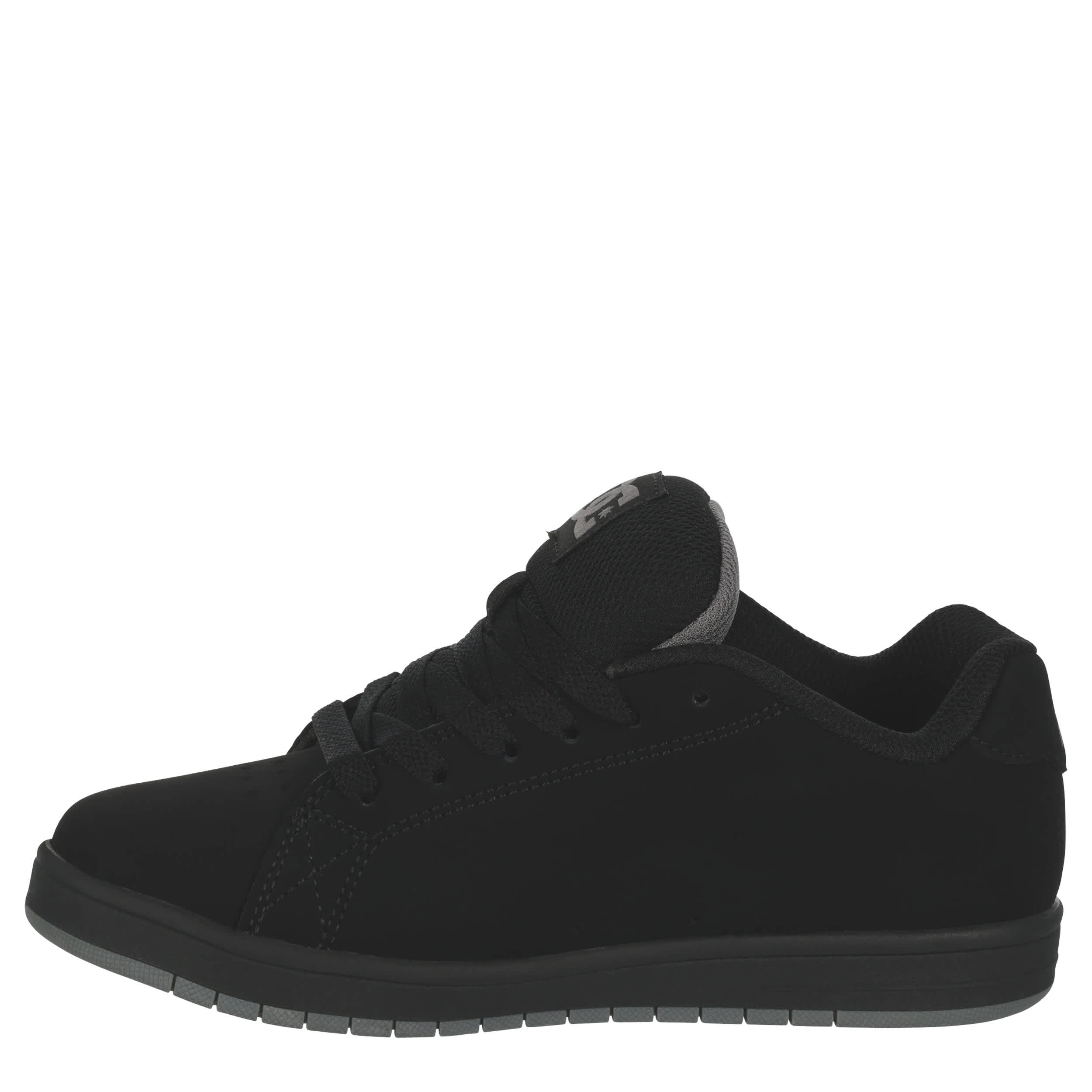 DC SHOES-BOYS LITTLE-BIG KID GAVELER SKULLS SKATE SHOE-BLACK & WHITE