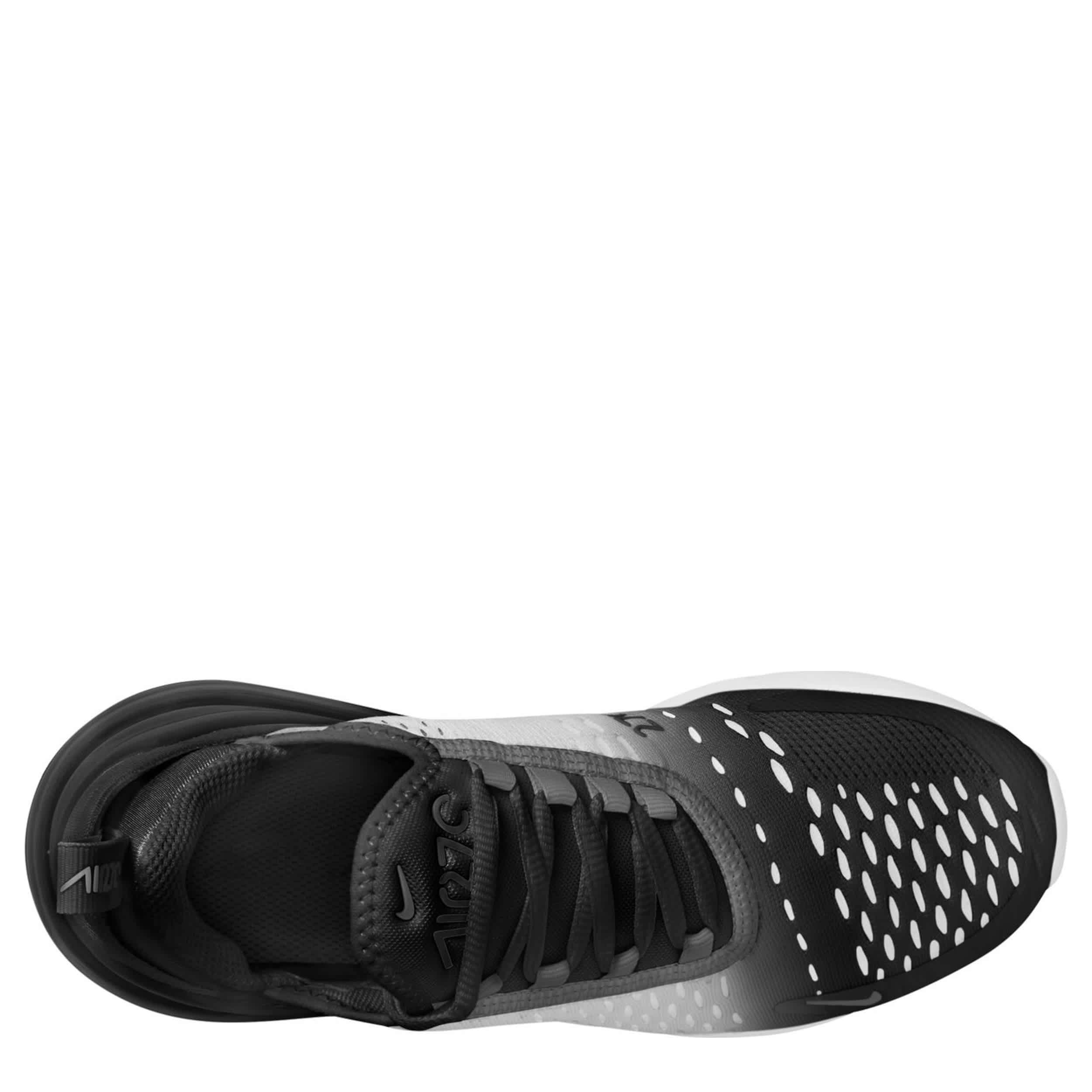 NIKE-BOYS BIG KID AIR MAX 270 SNEAKER-BLACK & GREY