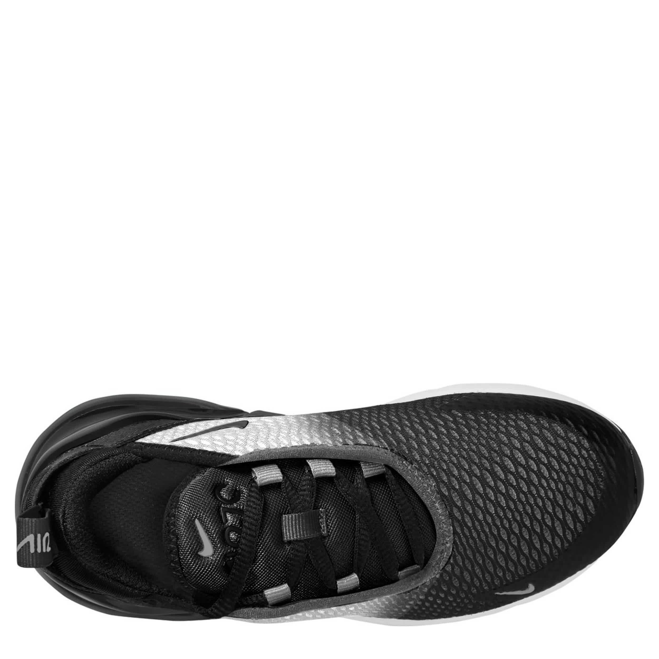 NIKE-BOYS LITTLE KID AIR MAX 270 SNEAKER-BLACK & GREY