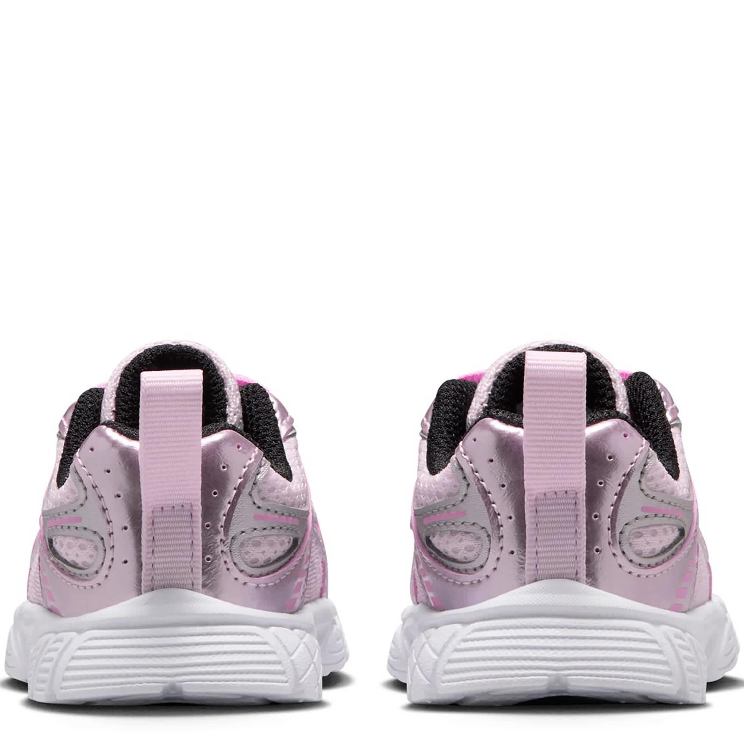 NIKE-GIRLS INFANT-TODDLER V5 RNR SNEAKER-PALE PINK & PINK