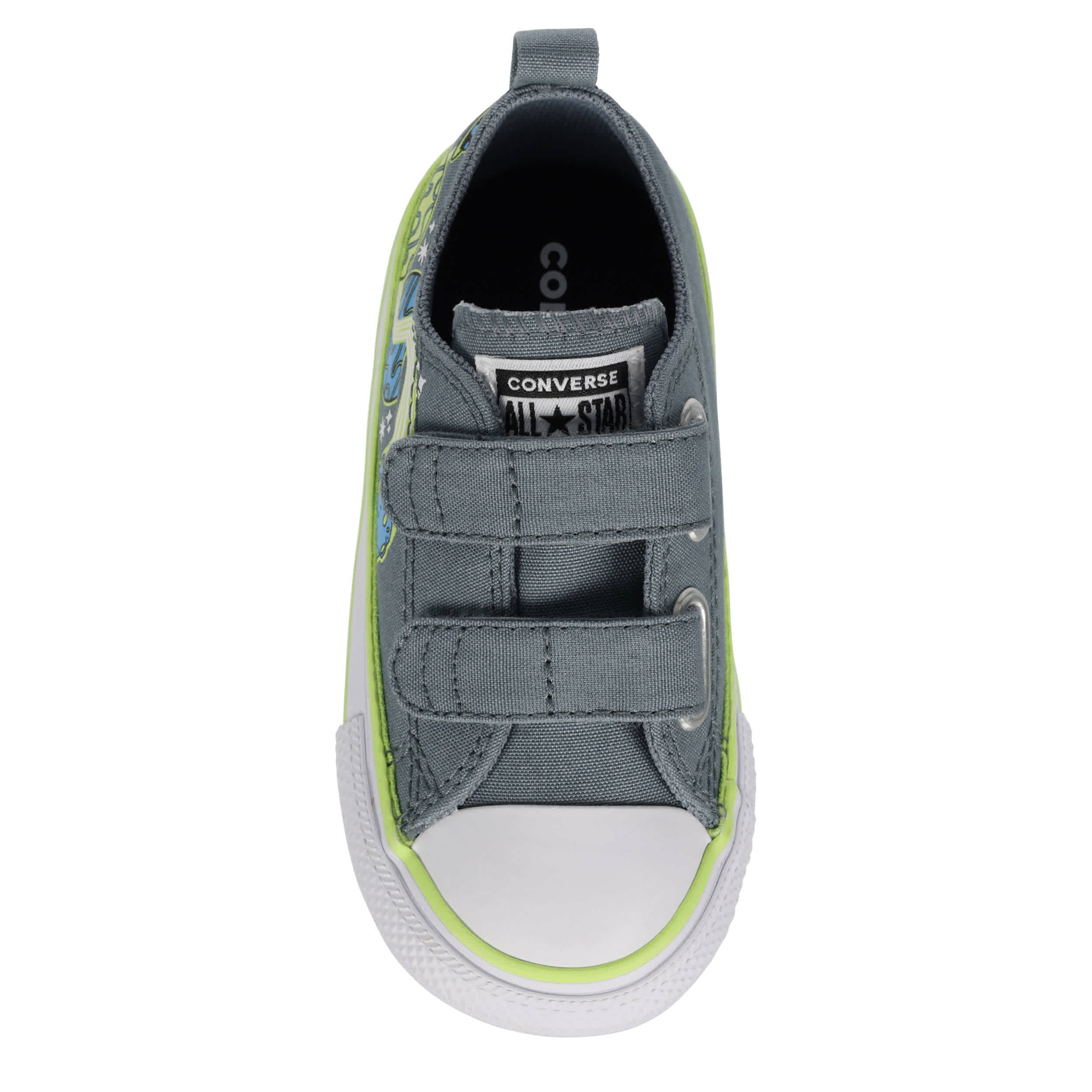 CONVERSE-BOYS INFANT-TODDLER  CHUCK TAYLOR ALL STAR 2V SNEAKER-GREY & MULTICOLOR