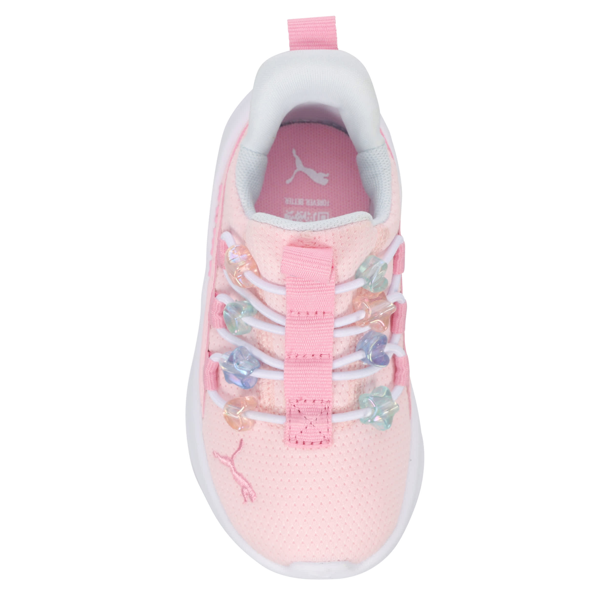 PUMA-GIRLS TODDLER SOFTRIDE ONE4ALL 2.0 SNEAKER-PINK & WHITE