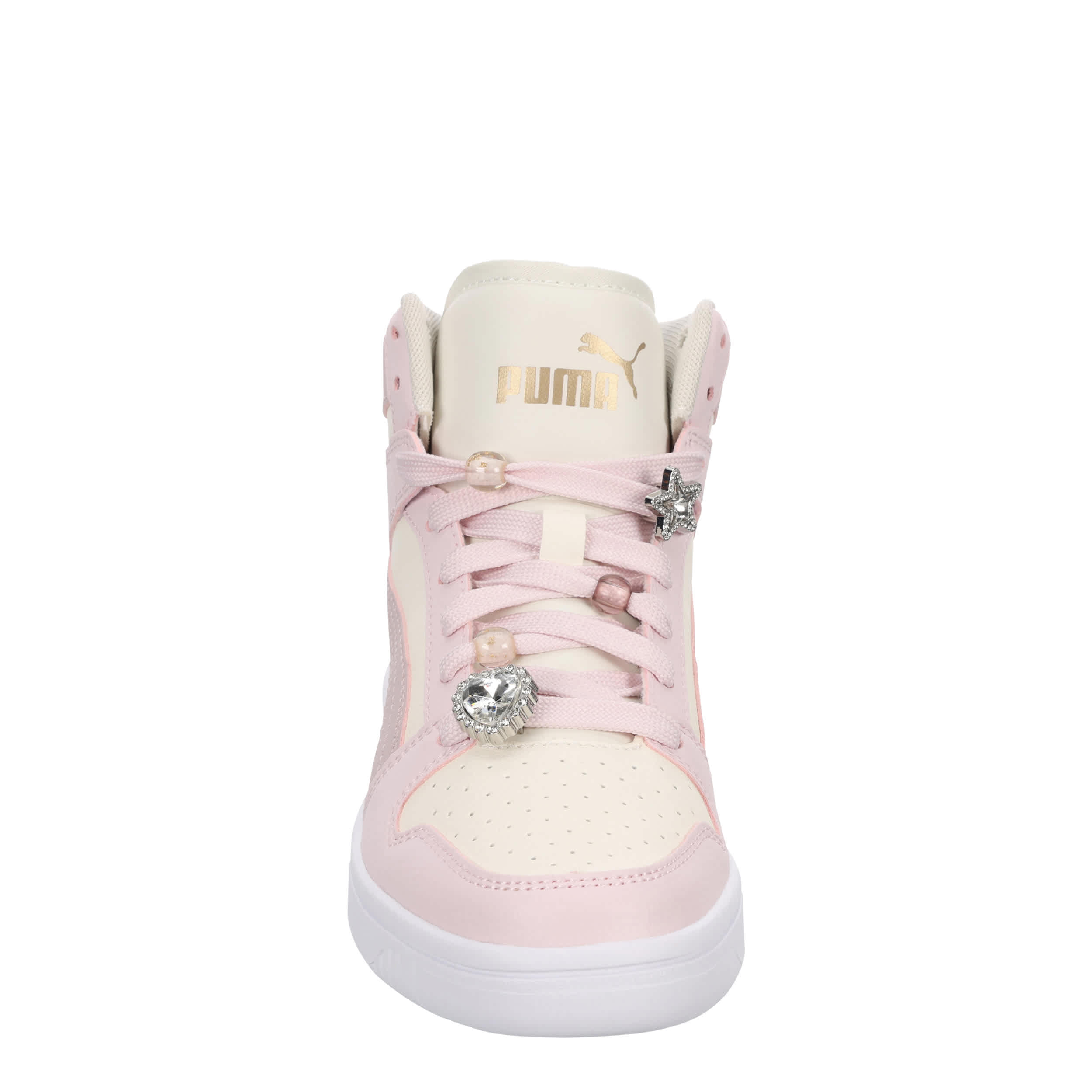 PUMA-GIRLS BIG KID REBOUND LAYUP SNEAKER-PURPLE & TAUPE