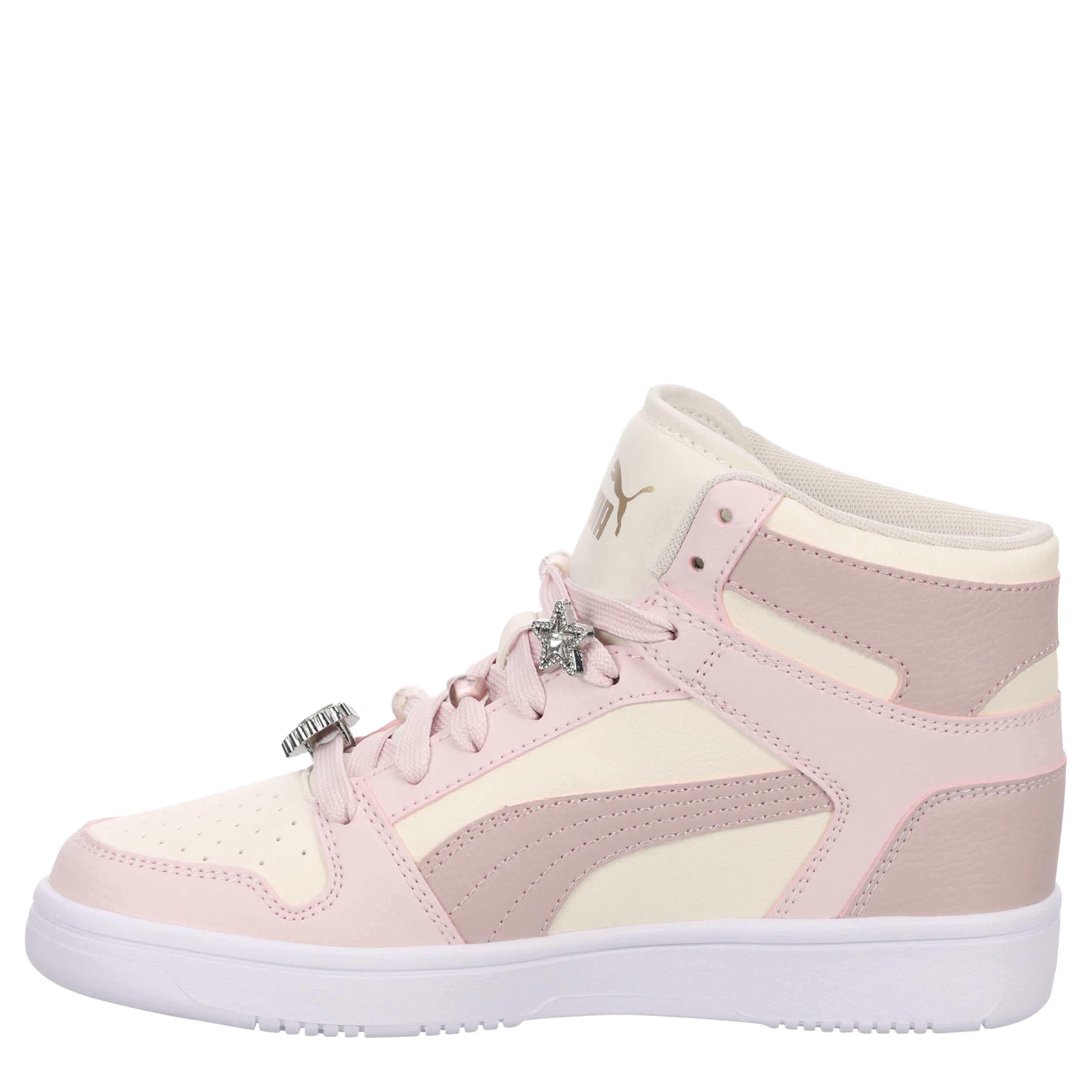 PUMA-GIRLS BIG KID REBOUND LAYUP SNEAKER-PURPLE & TAUPE