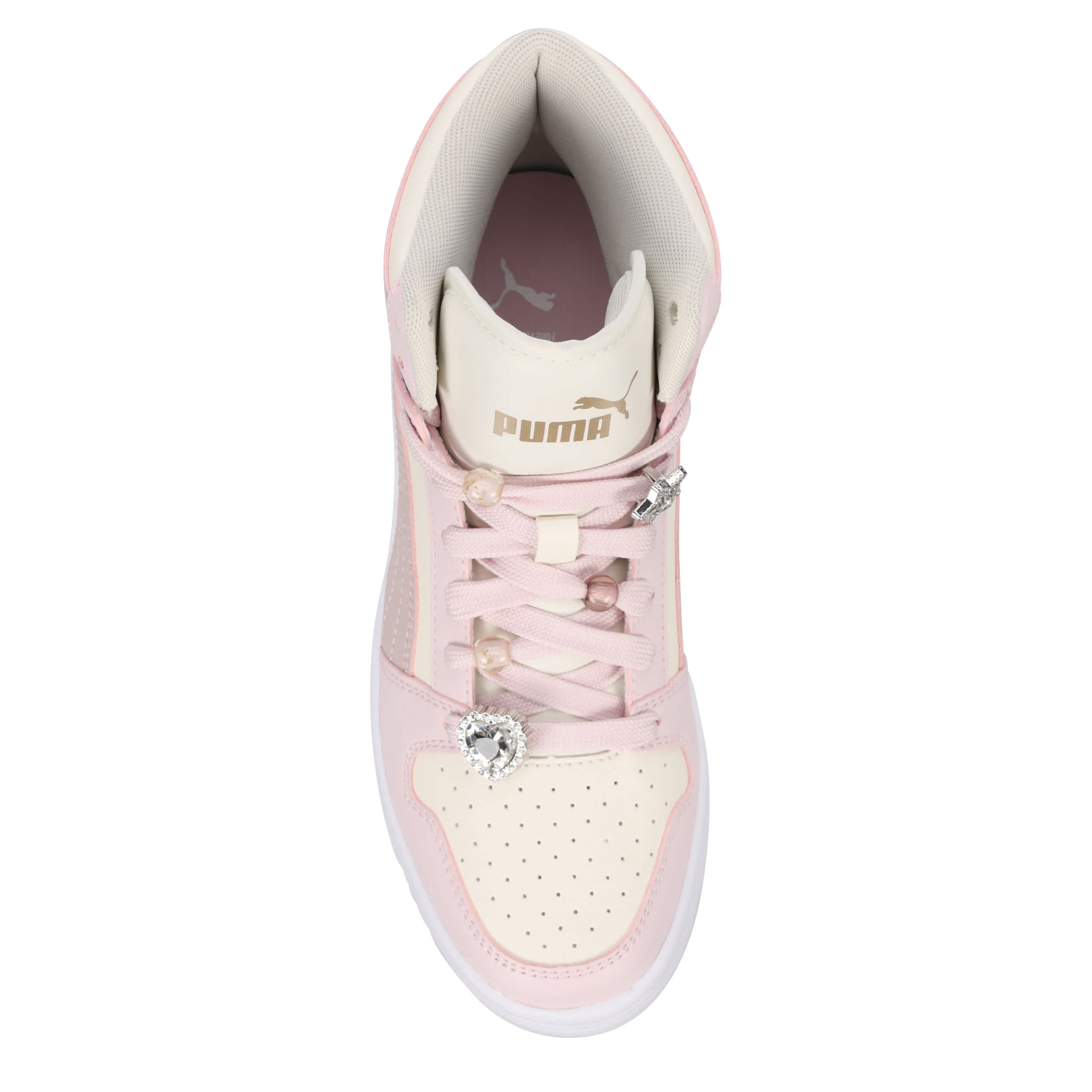 PUMA-GIRLS BIG KID REBOUND LAYUP SNEAKER-PURPLE & TAUPE
