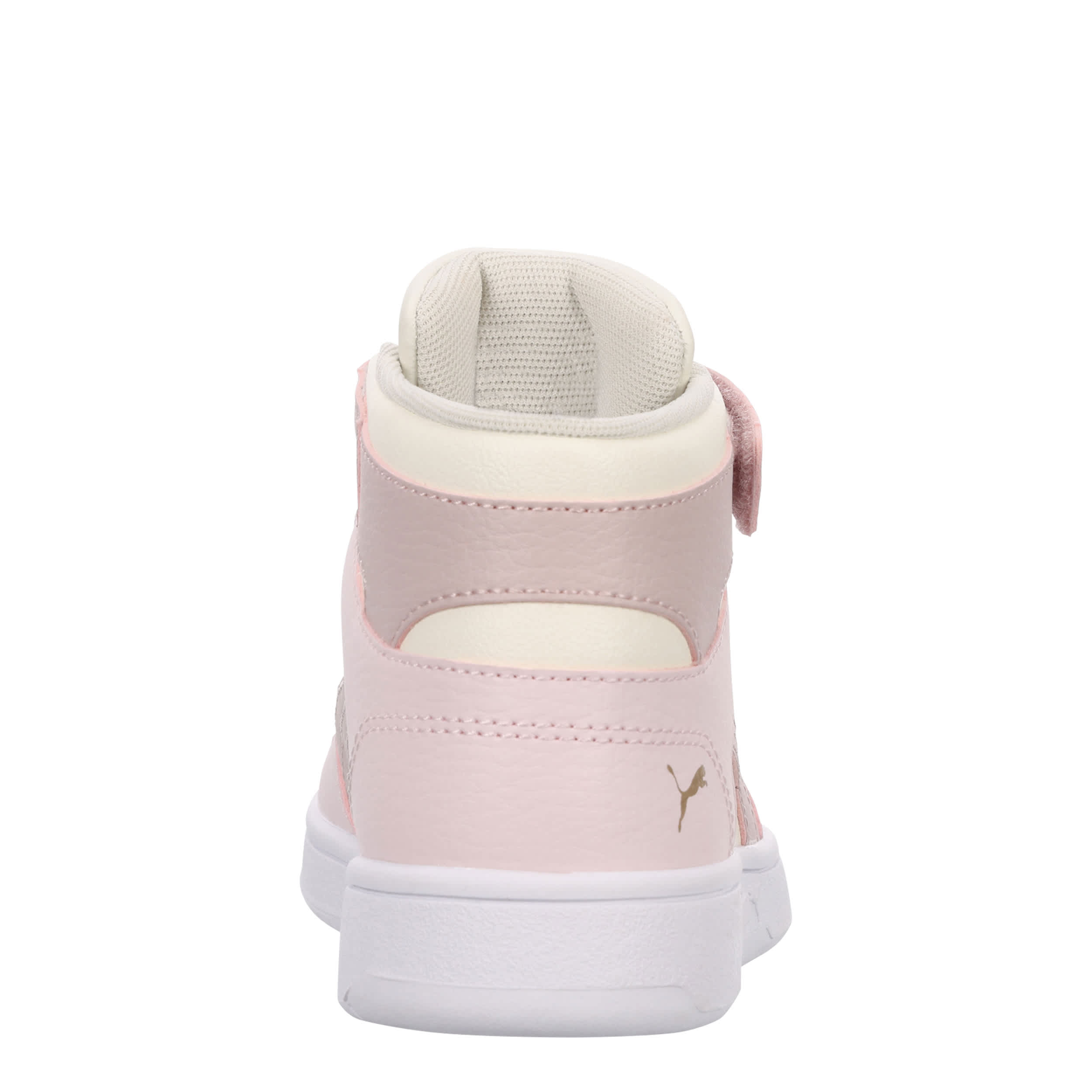 PUMA-GIRLS LITTLE KID REBOUND MID SNEAKER-PURPLE & TAUPE