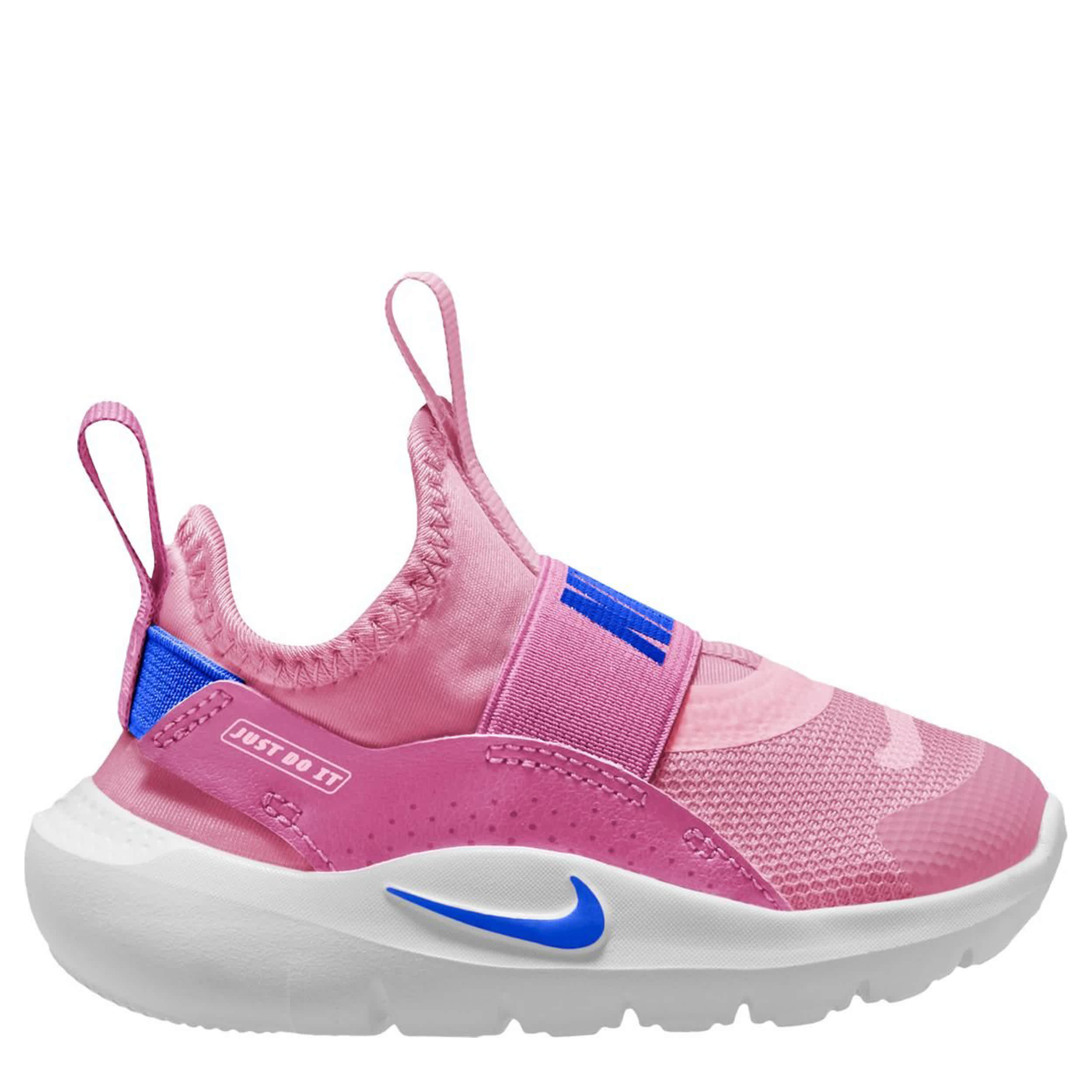 NIKE-GIRLS INFANT TODDLER FLEX RUNNER 4 SNEAKER-PINK & BLUE