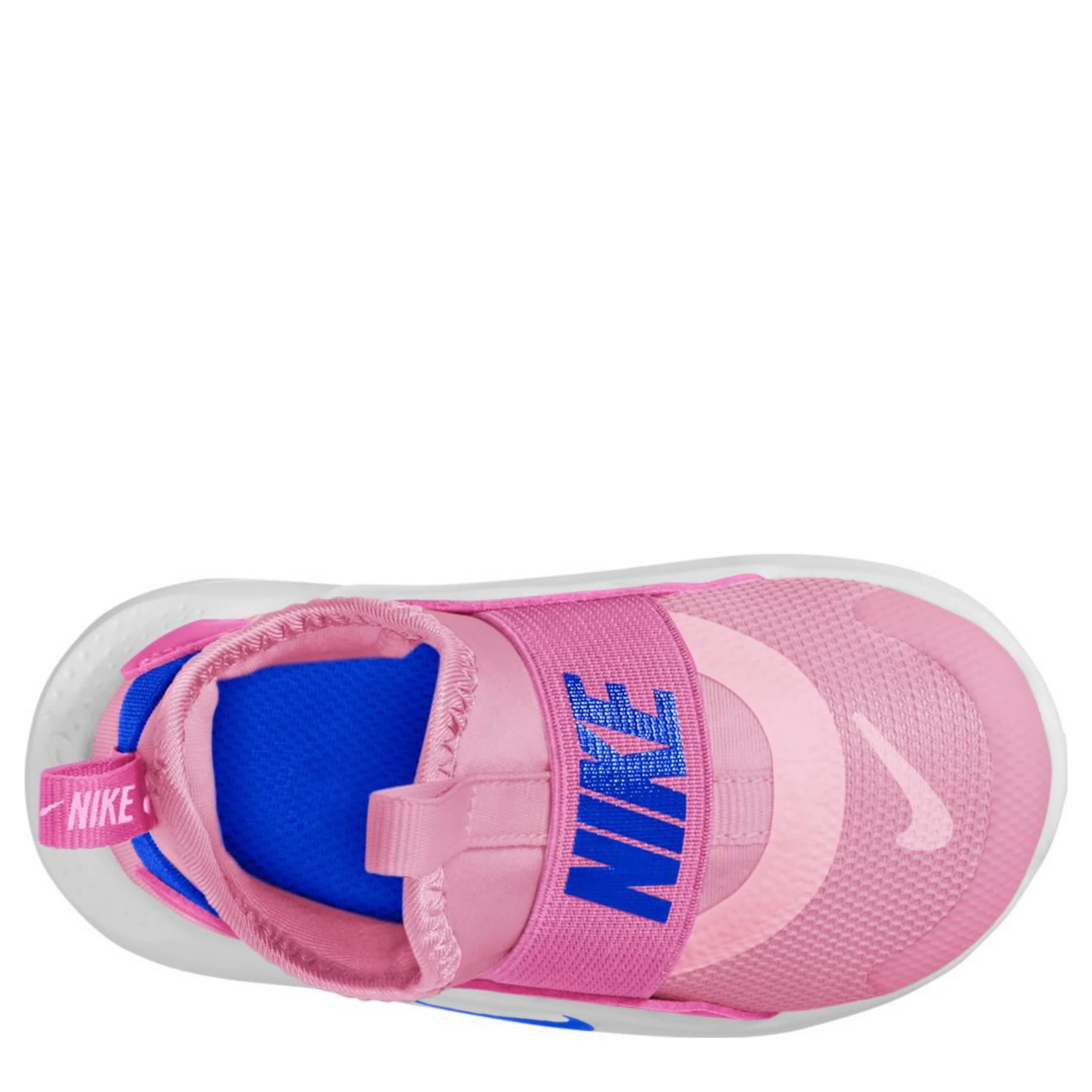 NIKE-GIRLS INFANT TODDLER FLEX RUNNER 4 SNEAKER-PINK & BLUE