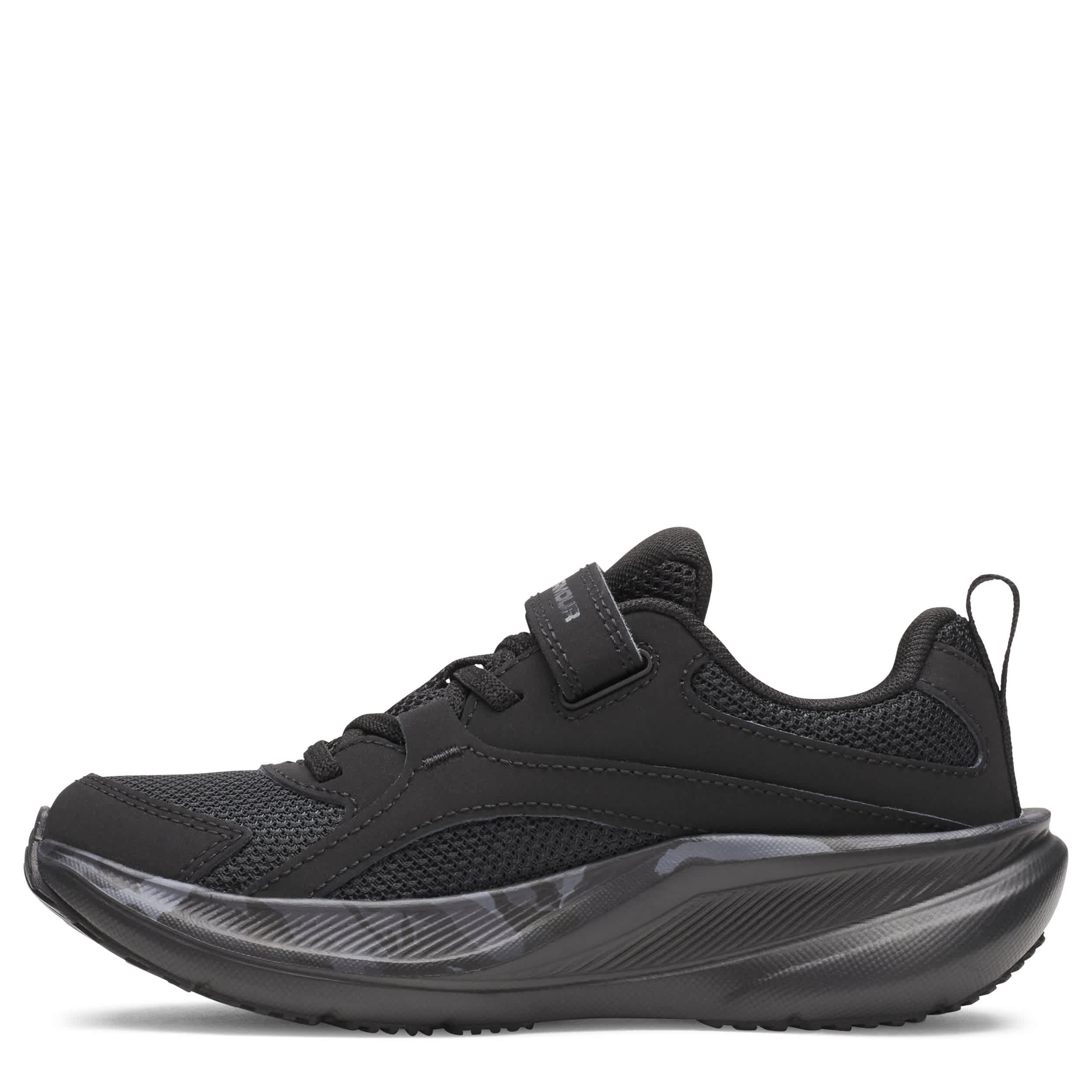 UNDER ARMOUR-BOYS LITTLE KID CHARGED+ ASSERT 11 SNEAKER-CAMO & BLACK
