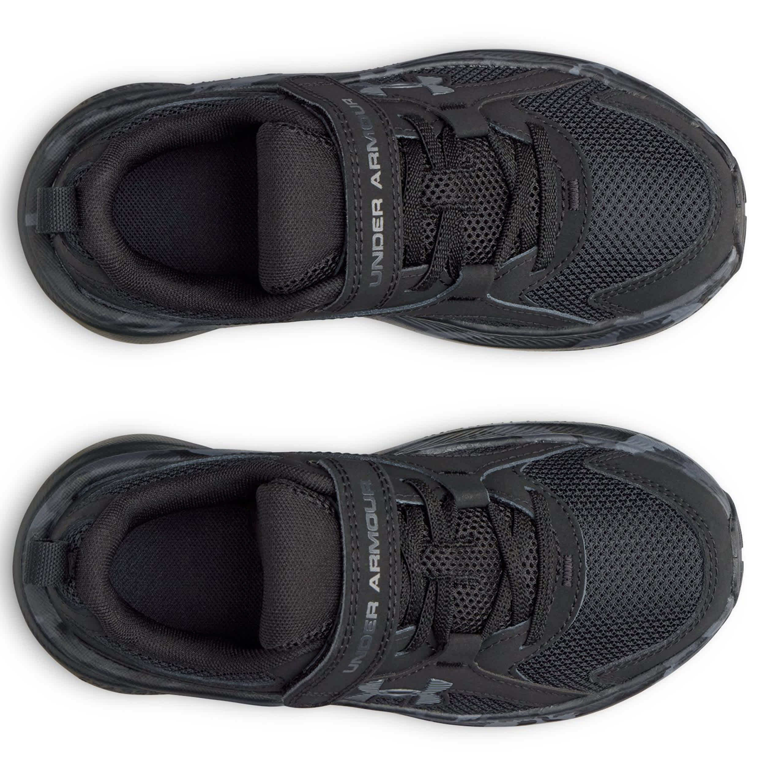 UNDER ARMOUR-BOYS LITTLE KID CHARGED+ ASSERT 11 SNEAKER-CAMO & BLACK