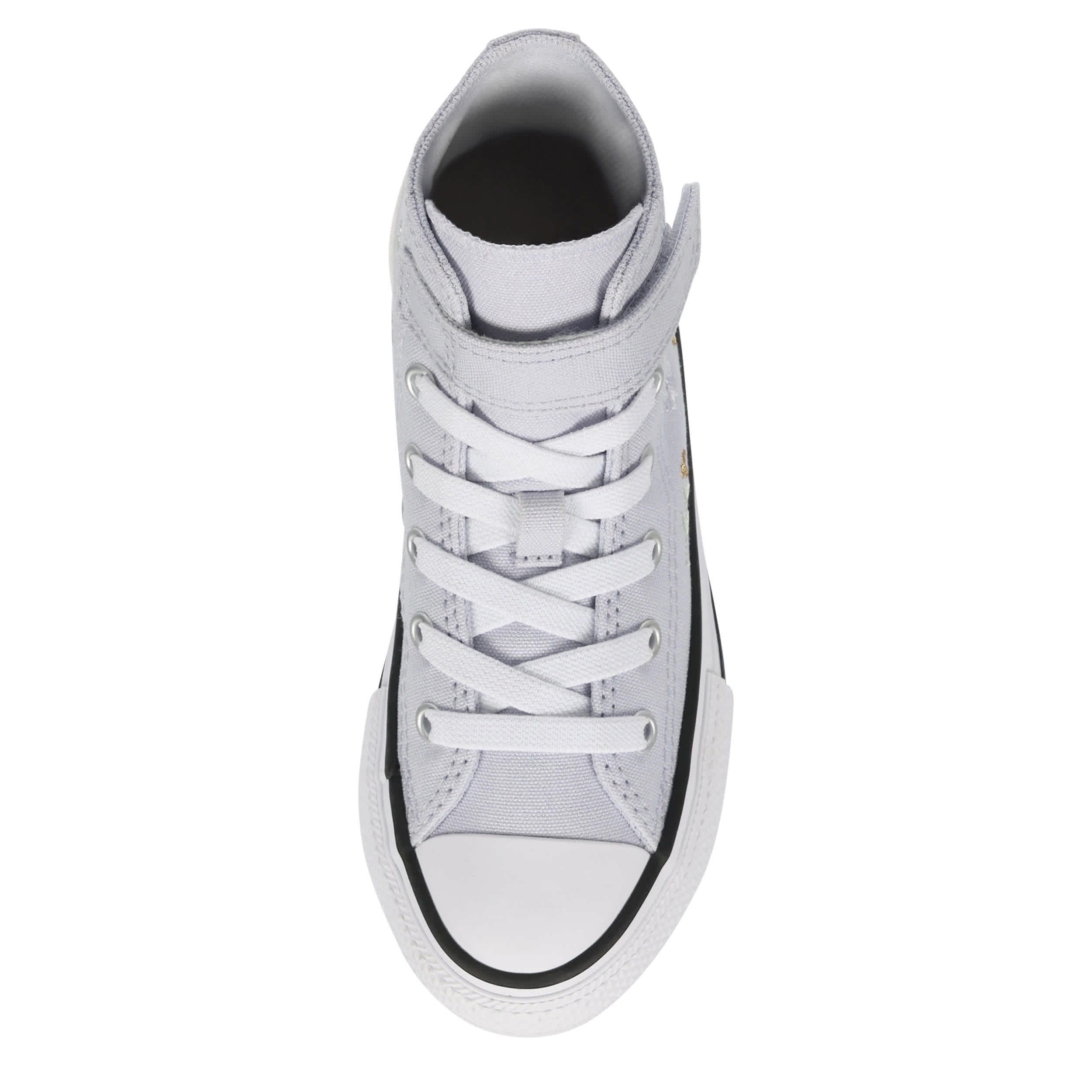 CONVERSE-GIRLS LITTLE KID CHUCK TAYLOR ALL STAR HI SNEAKER-LILAC & OFF WHITE