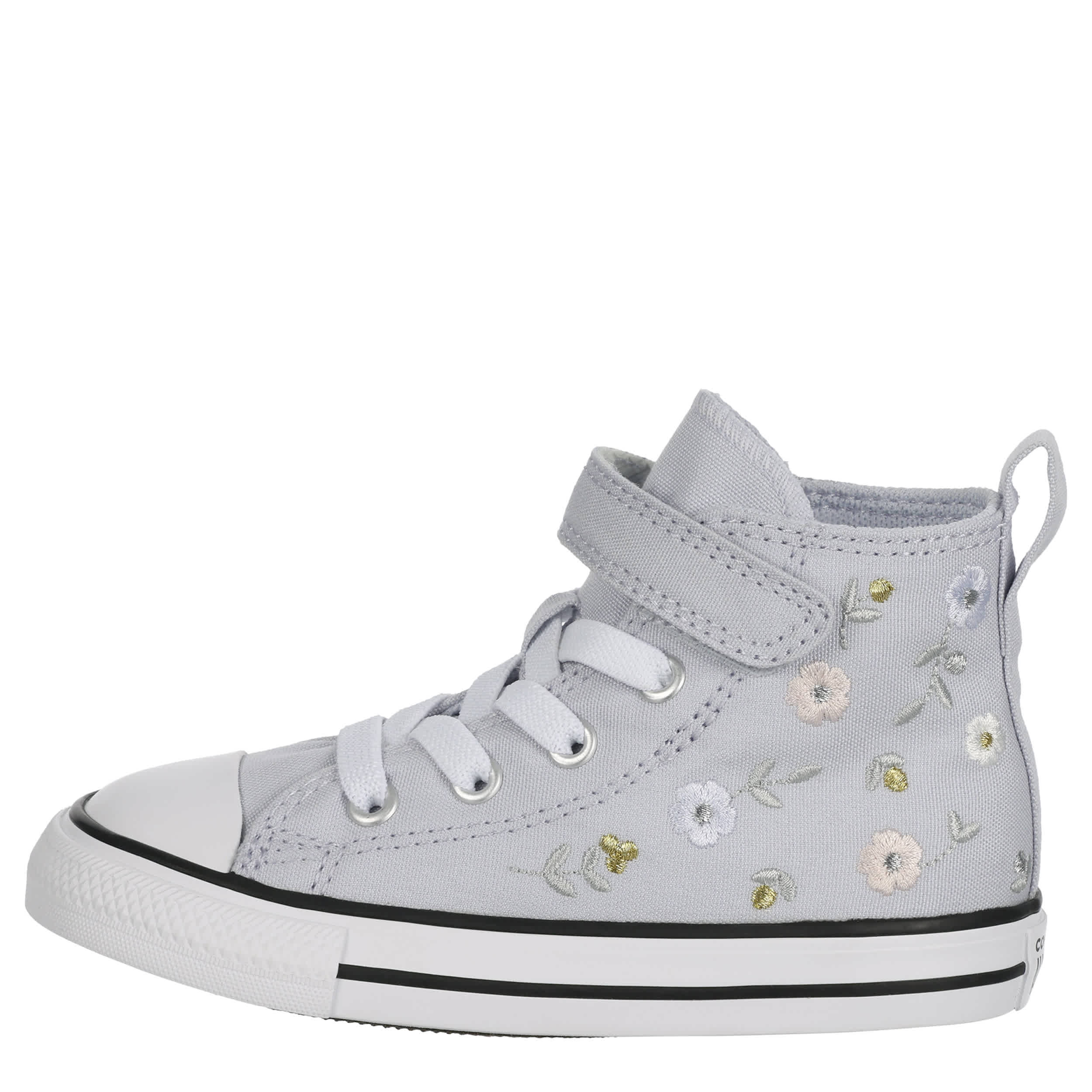 CONVERSE-GIRLS TODDLER CHUCK TAYLOR ALL STAR HI SNEAKER-LILAC & OFF WHITE