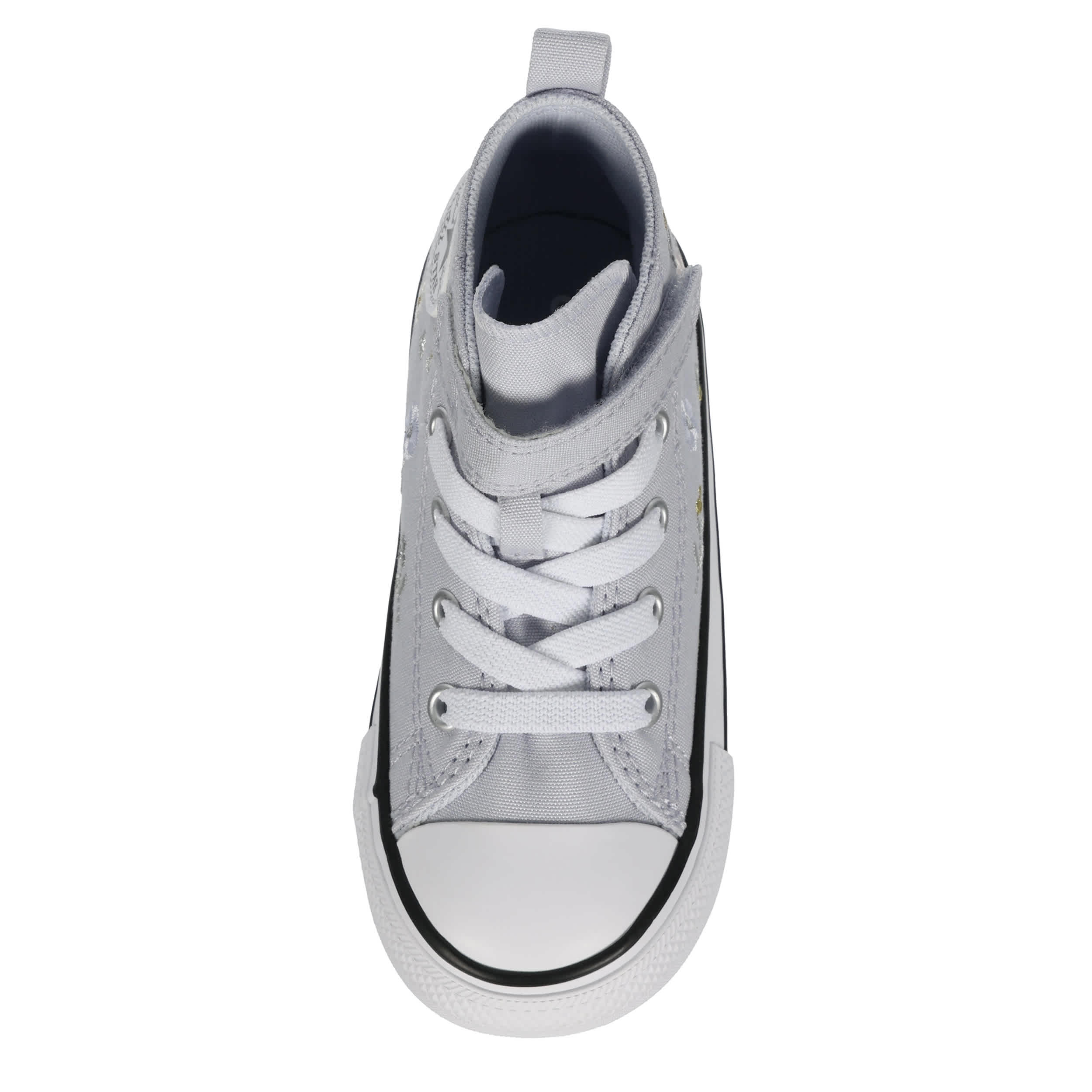 CONVERSE-GIRLS TODDLER CHUCK TAYLOR ALL STAR HI SNEAKER-LILAC & OFF WHITE