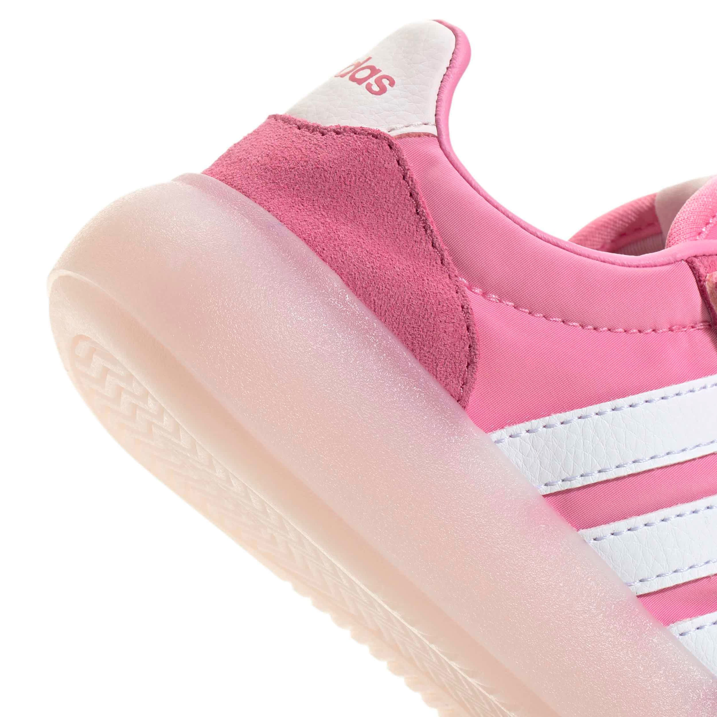 ADIDAS-GIRLS LITTLE KID BARREDA DECODE SNEAKER-PINK & WHITE