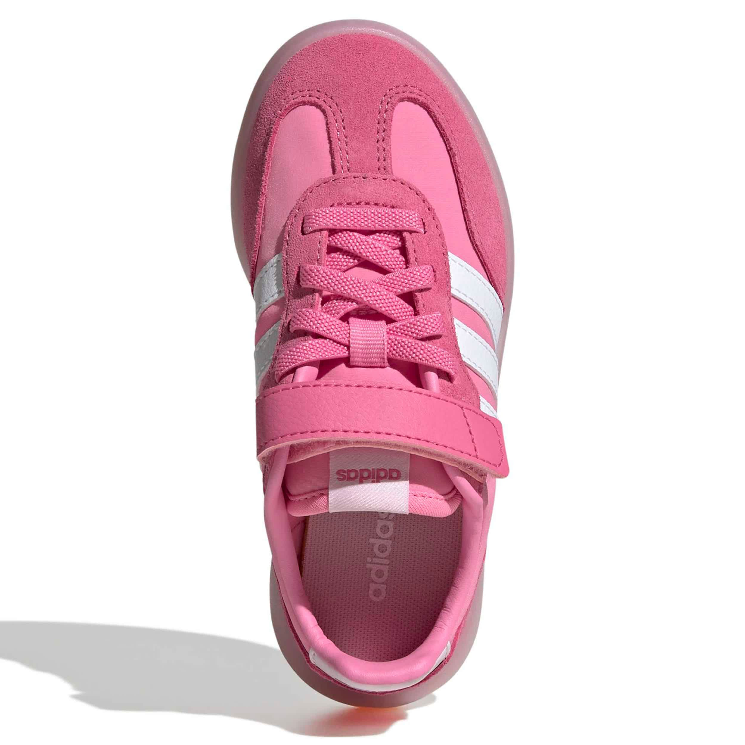 ADIDAS-GIRLS LITTLE KID BARREDA DECODE SNEAKER-PINK & WHITE