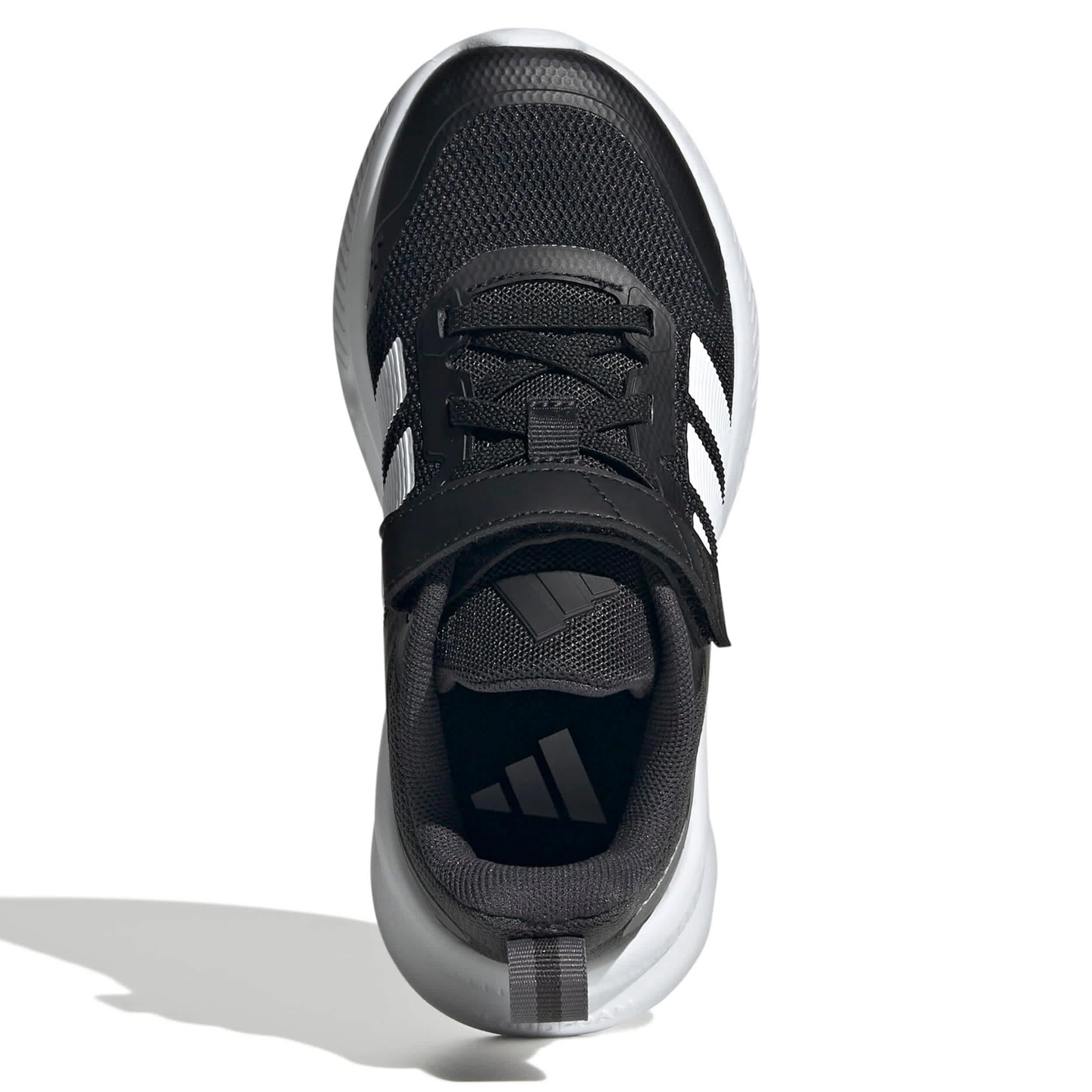 ADIDAS-BOYS LITTLE KID FORTARUN 4.0 SNEAKER-BLACK & WHITE