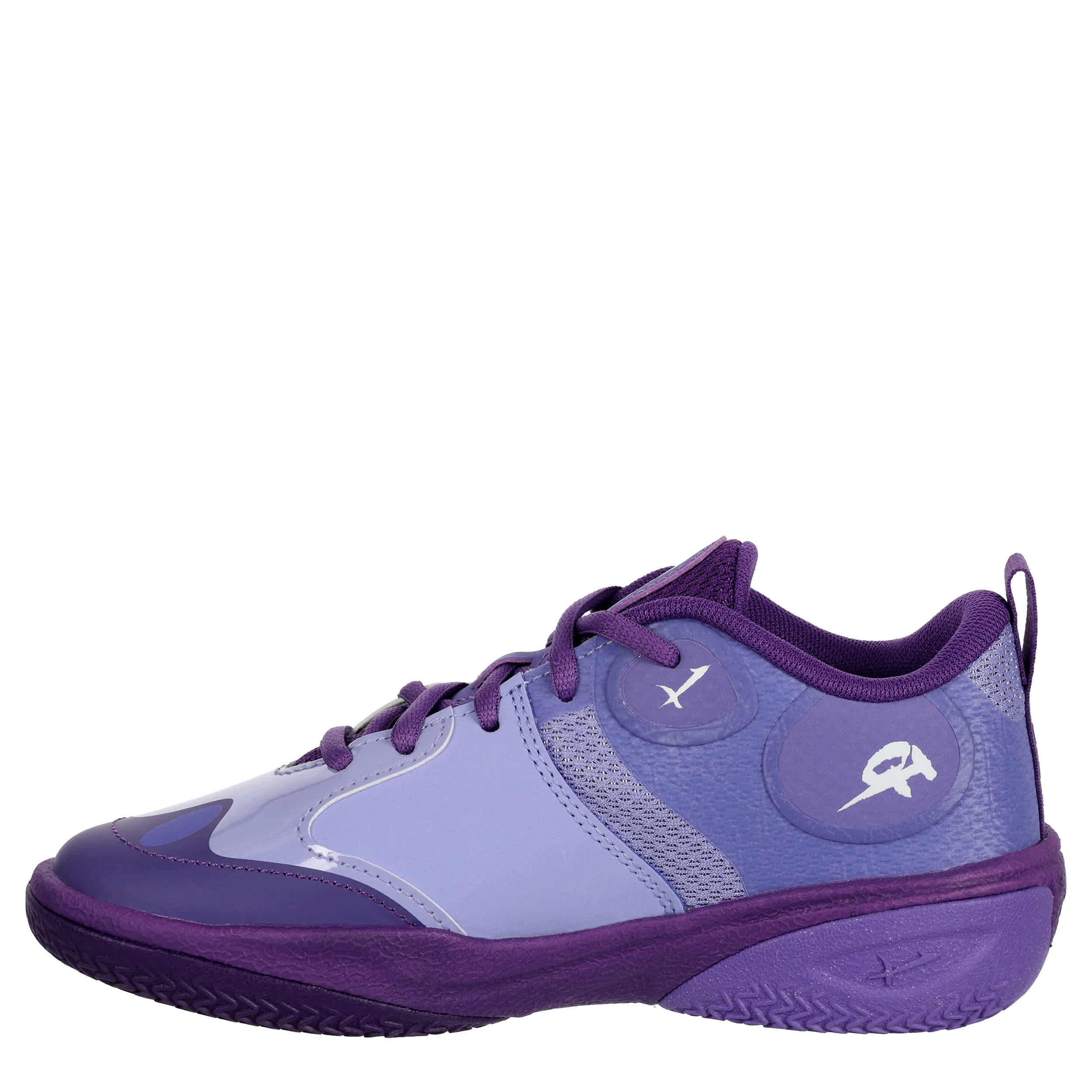 PUMA-BOYS LITTLE KID MB WORLD .01 BASKETBALL SHOE-PURPLE & WHITE