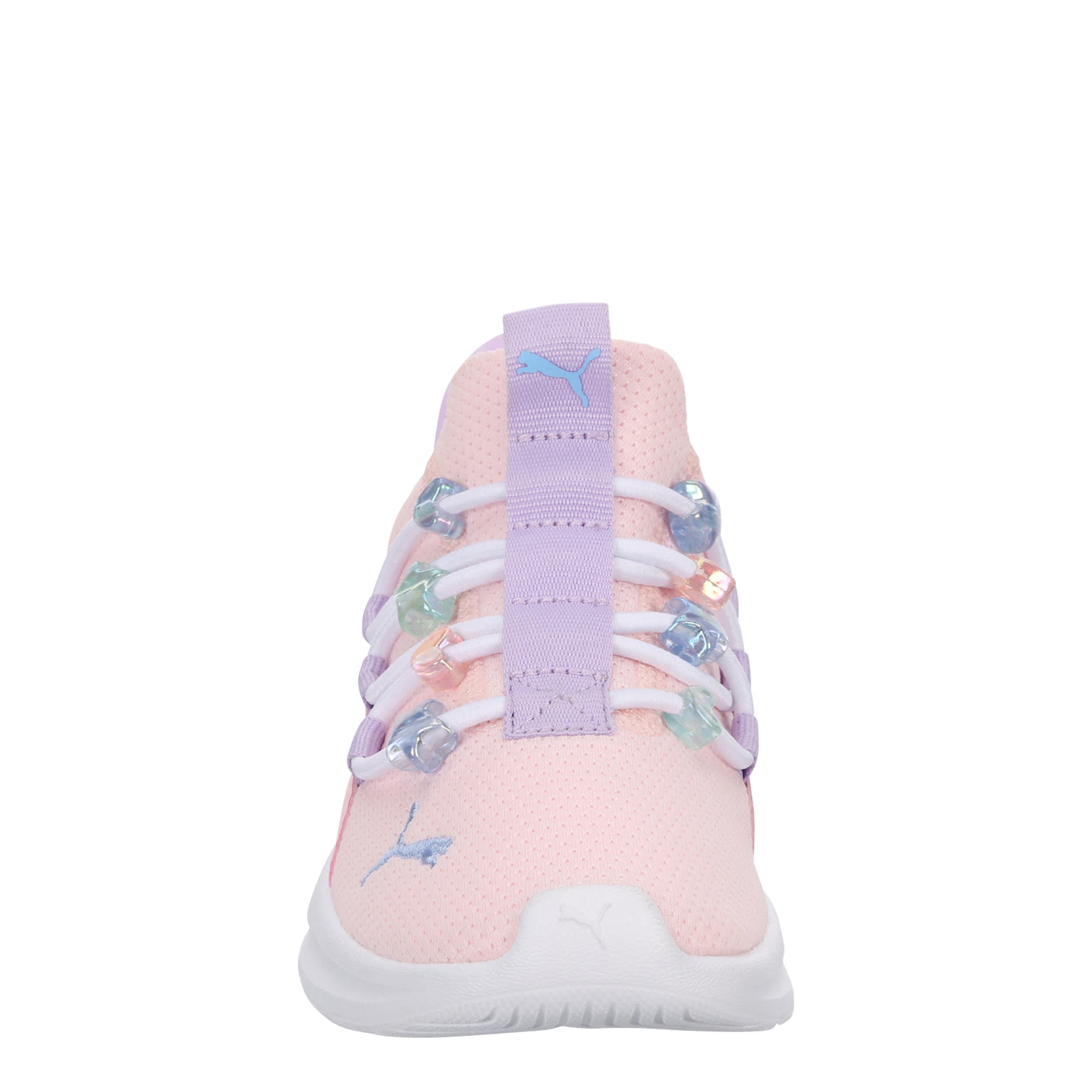 PUMA-GIRLS LITTLE KID SOFTRIDE ONE4ALL 2.0 SNEAKER-PINK & WHITE