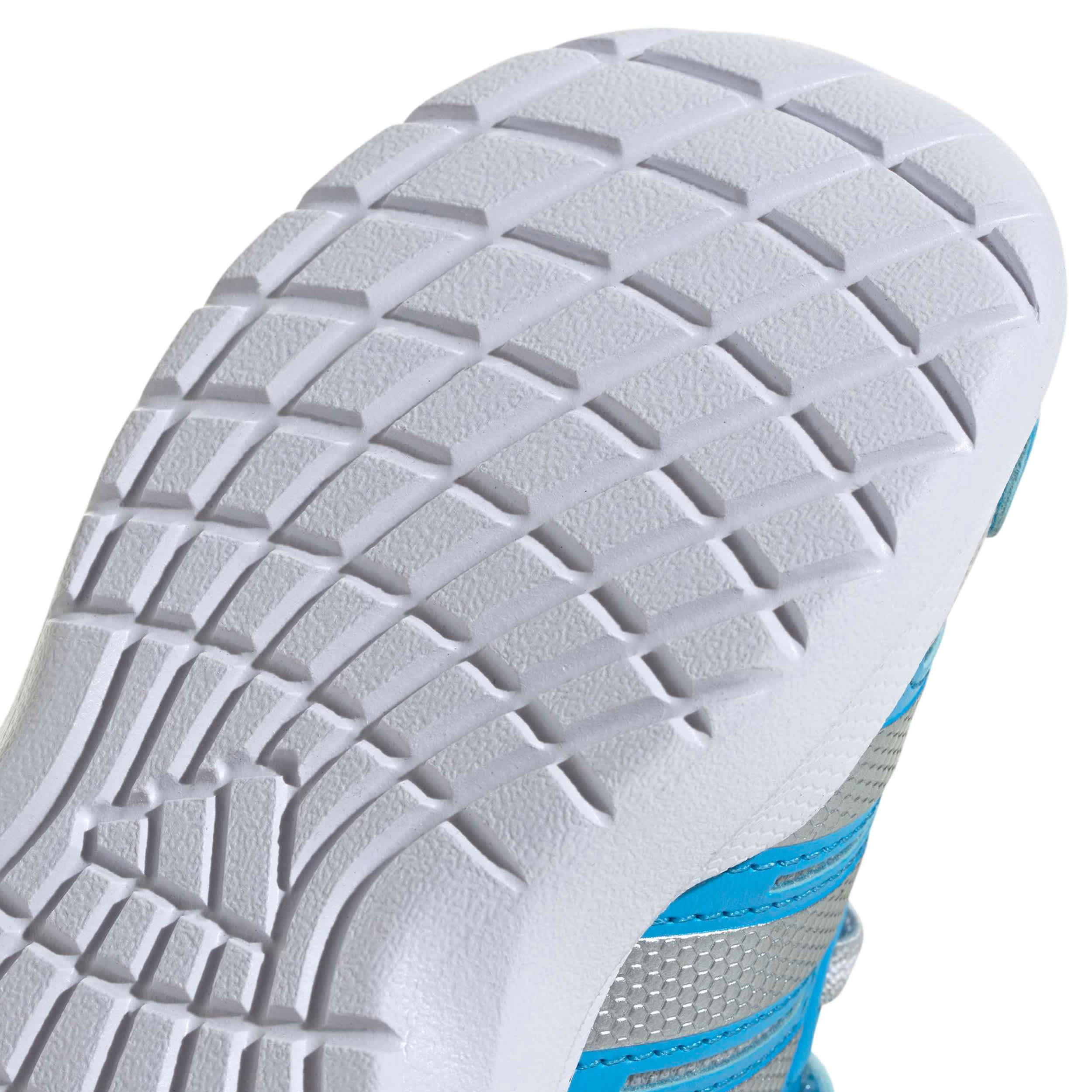 ADIDAS-BOYS INFANT TODDLER LIGHTORAMA RNR SNEAKER-GREY & SILVER
