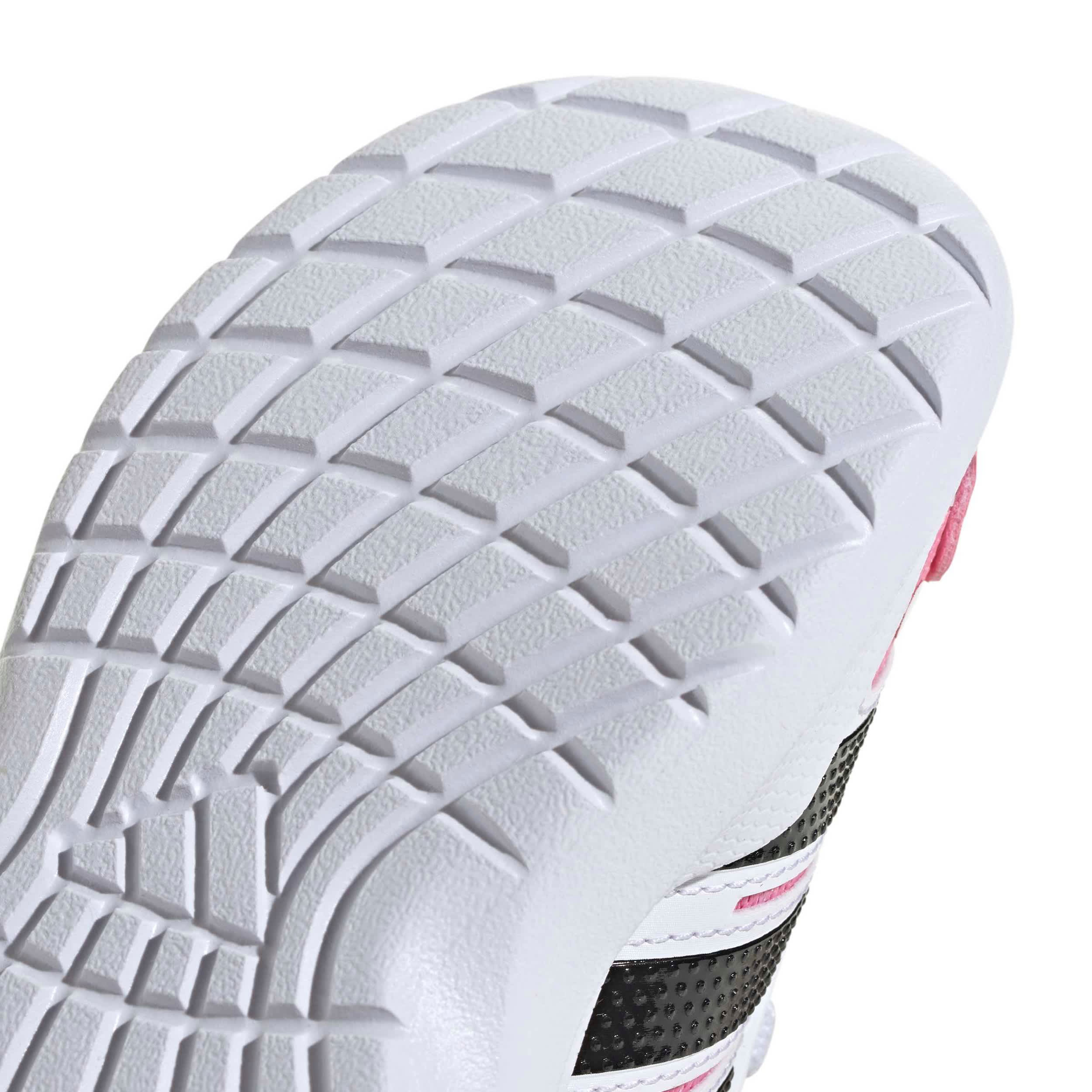 ADIDAS-GIRLS INFANT TODDLER LIGHTORAMA RNR SNEAKER-PINK & BLACK