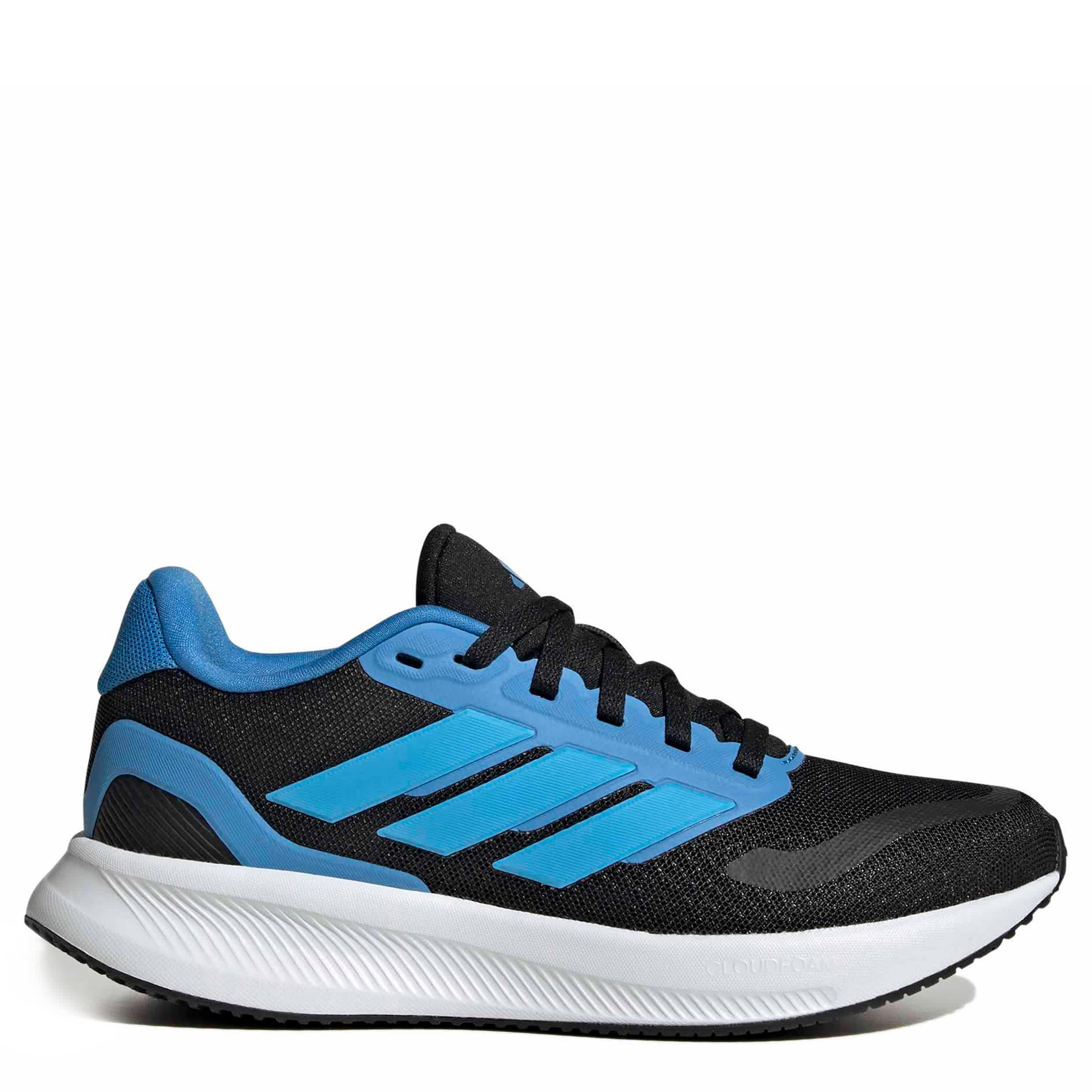 ADIDAS-BOYS BIG KID RUN FALCON 5.0 RUNNING SHOE-BLACK & TEAL