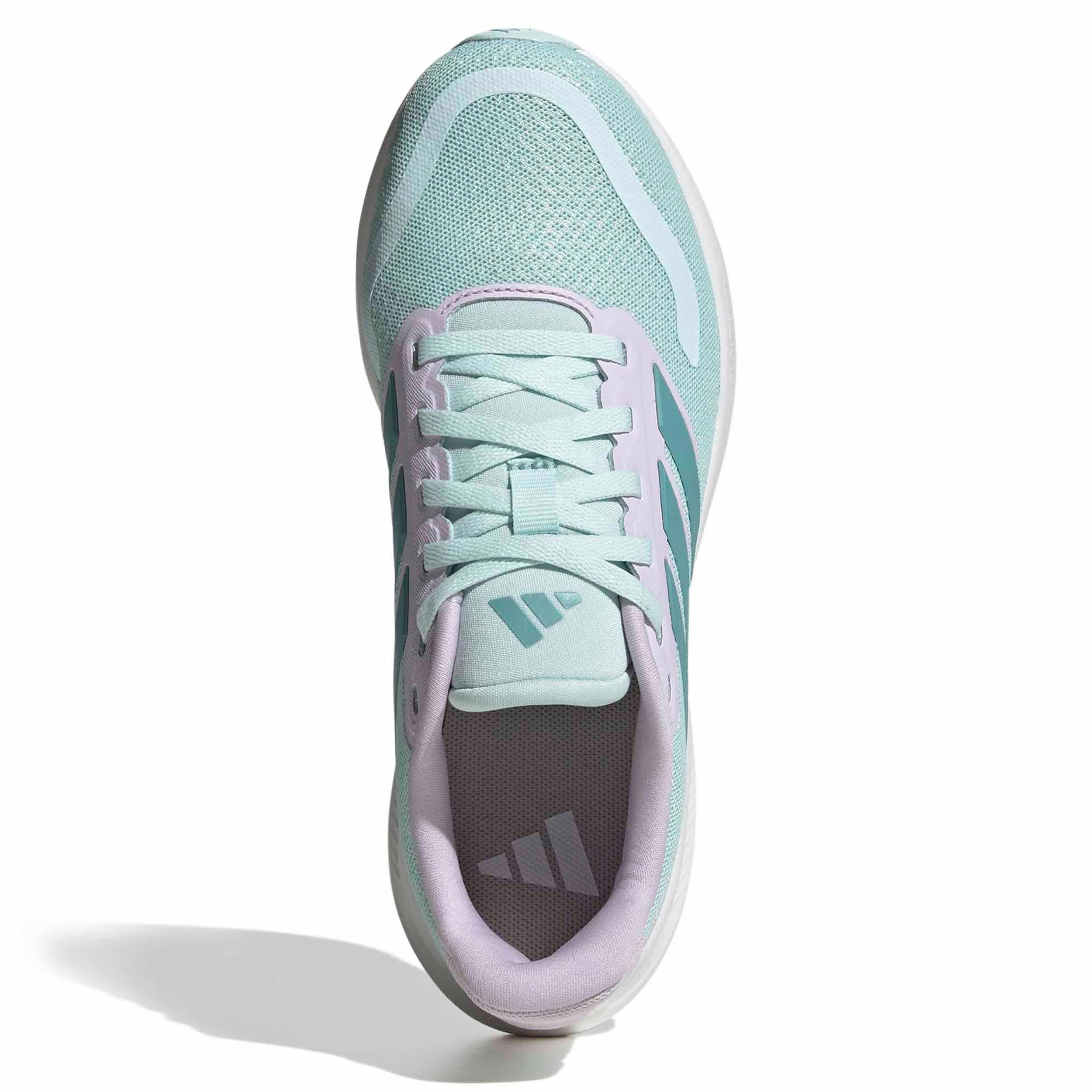 ADIDAS-GIRLS BIG KID RUN FALCON 5.0 RUNNING SHOE-MINT & MINT