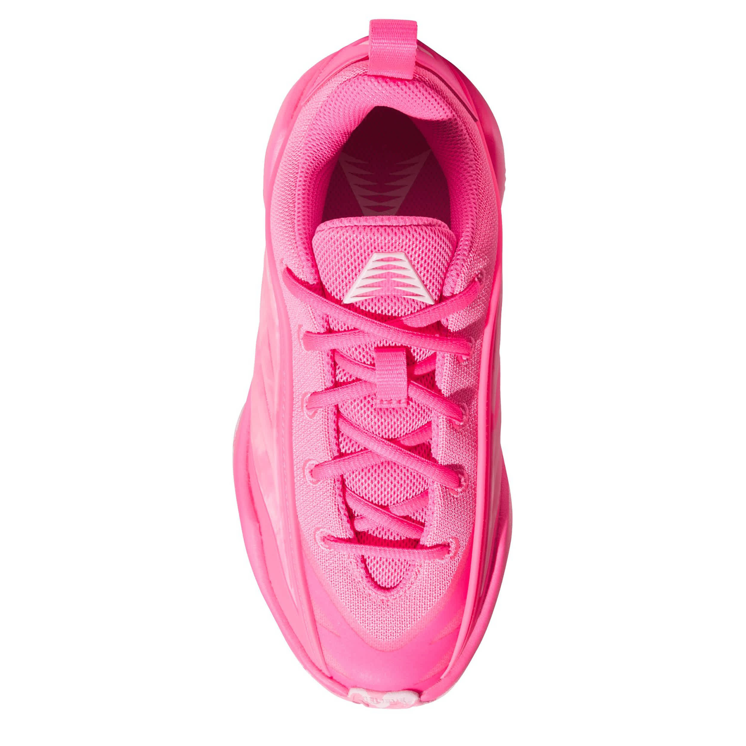 ADIDAS-BOYS BIG KID BELIEVE THAT 1 BASKETBALL SHOE-BRIGHT PINK & BRIGHT PINK