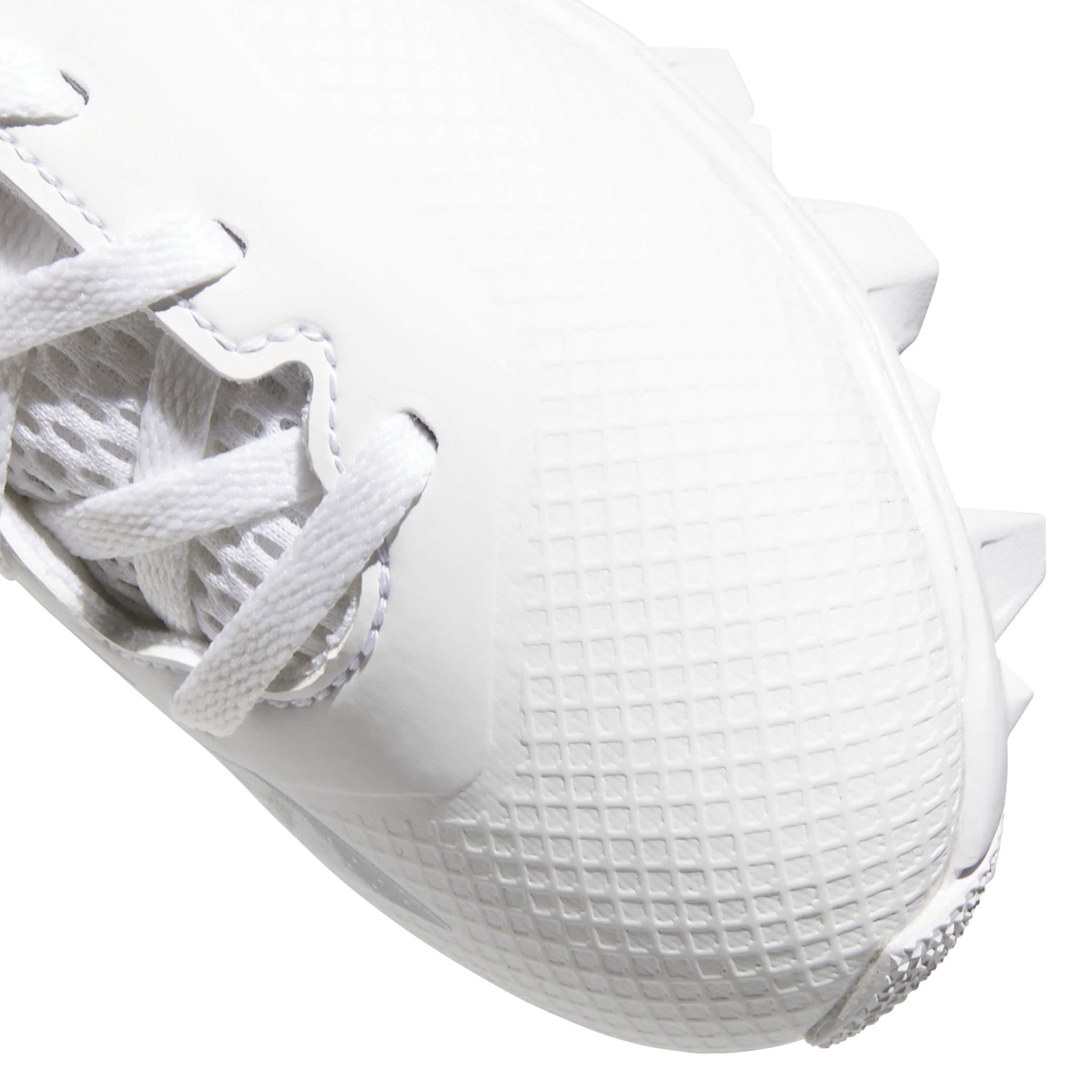 ADIDAS-BOYS ADIZERO IMPACT.2  FOOTBALL CLEATS-WHITE & SILVER
