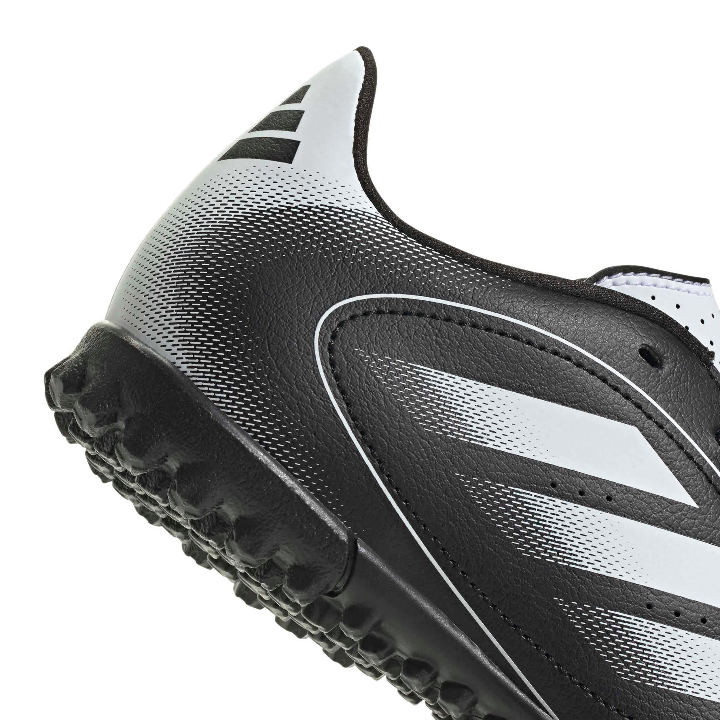 ADIDAS-BOYS BIG-LITTLE KID GOLETTO IX TURF SOCCER CLEATS-BLACK & WHITE