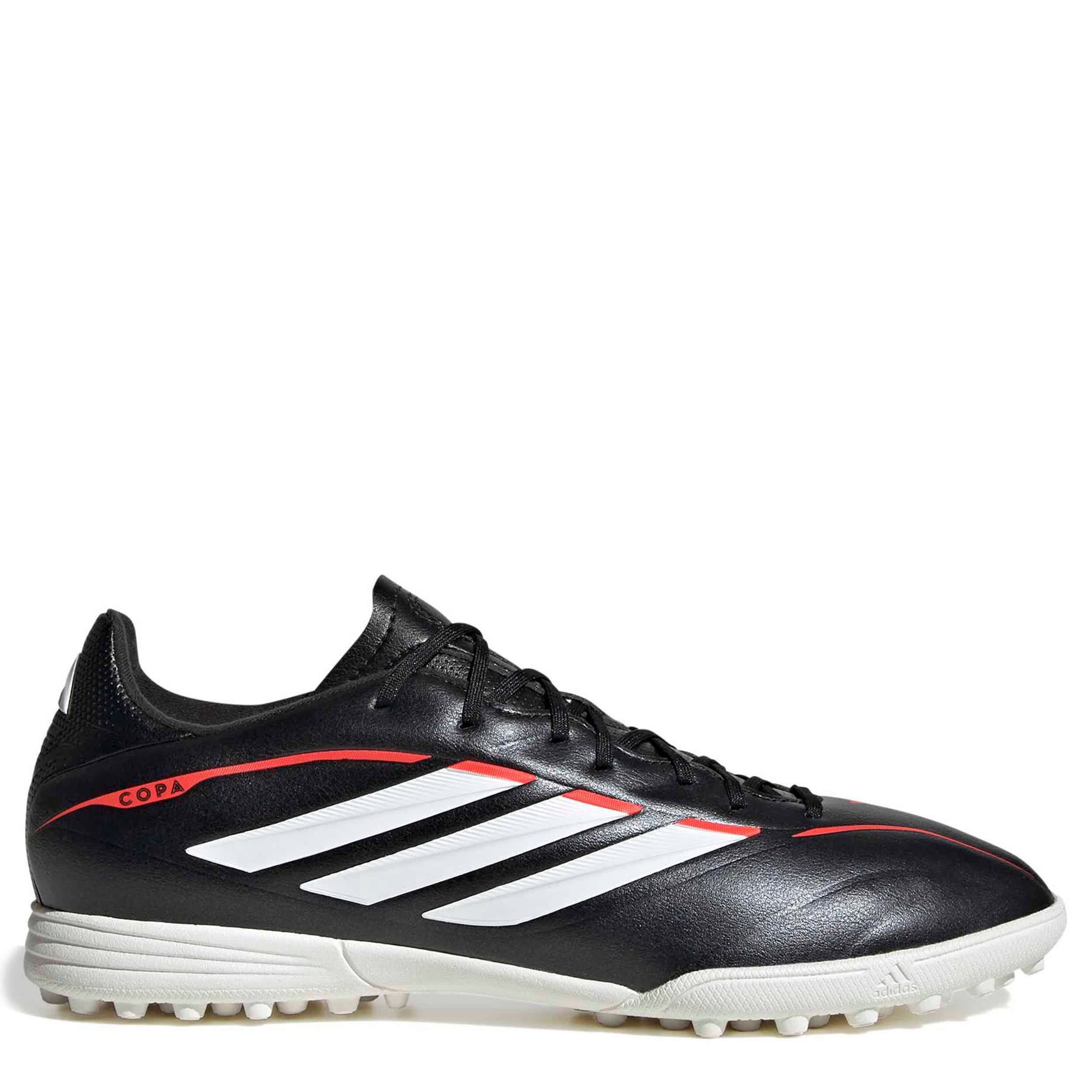 ADIDAS-BOYS BIG-LITTLE COPA PURE IV LEAGUE SOCCER TURF CLEATS-BLACK & WHITE