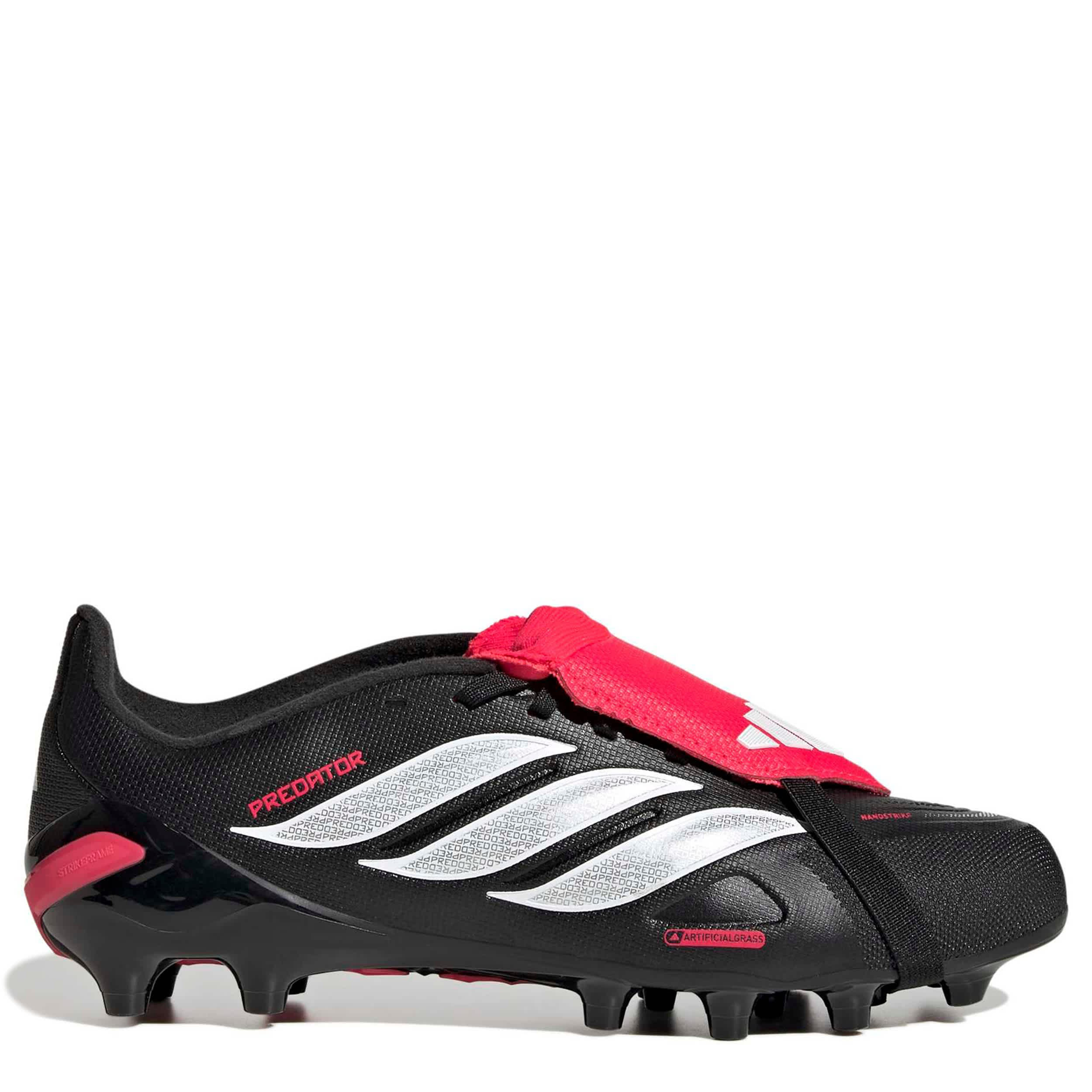 ADIDAS-BOYS BIG-LITTLE KID PREDATOR LEAGUE SOCCER CLEATS-BLACK & WHITE