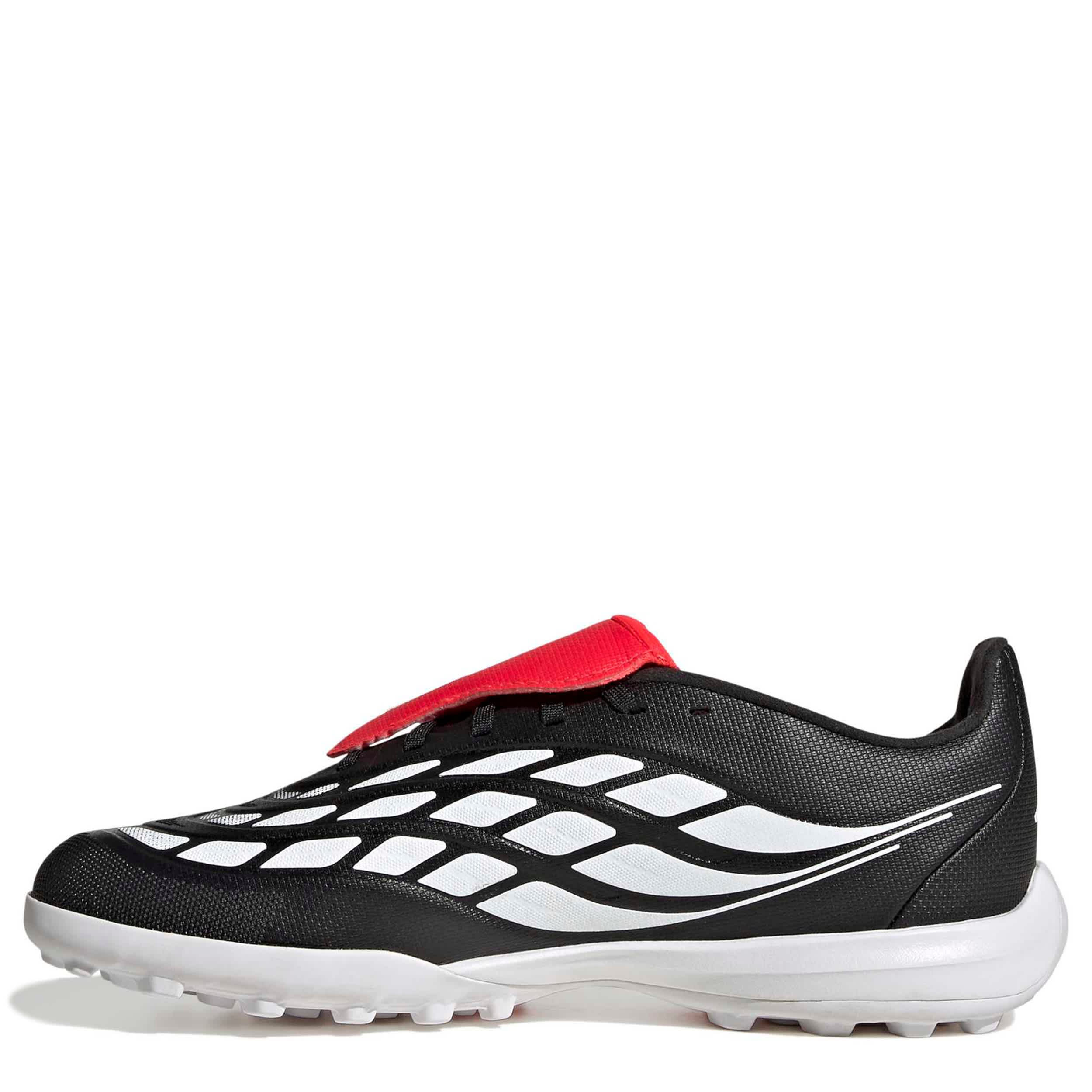 ADIDAS-BOYS BIG-LITTLE KID PREDATOR LEAGUE SOCCER CLEATS-BLACK & WHITE