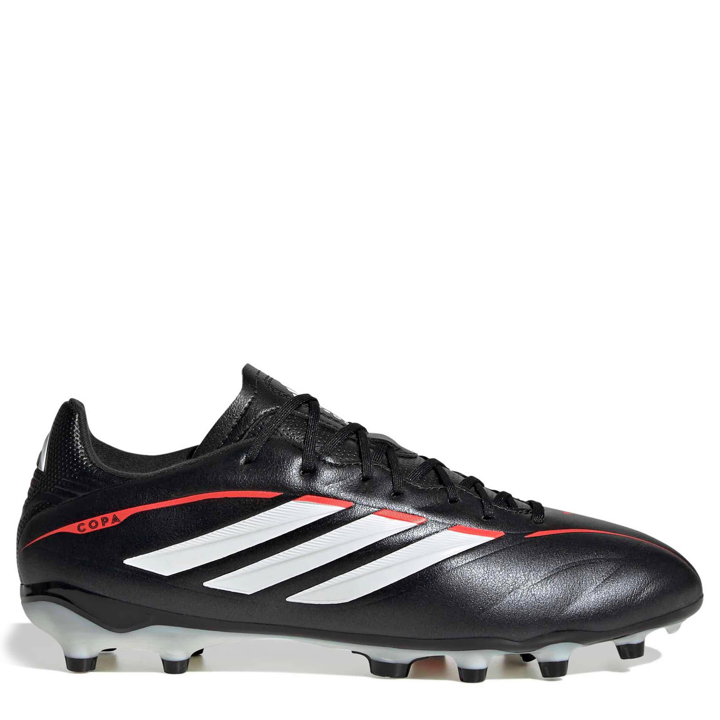 ADIDAS-BOYS BIG-LITTLE COPA PURE IV LEAGUE SOCCER CLEATS-BLACK & WHITE