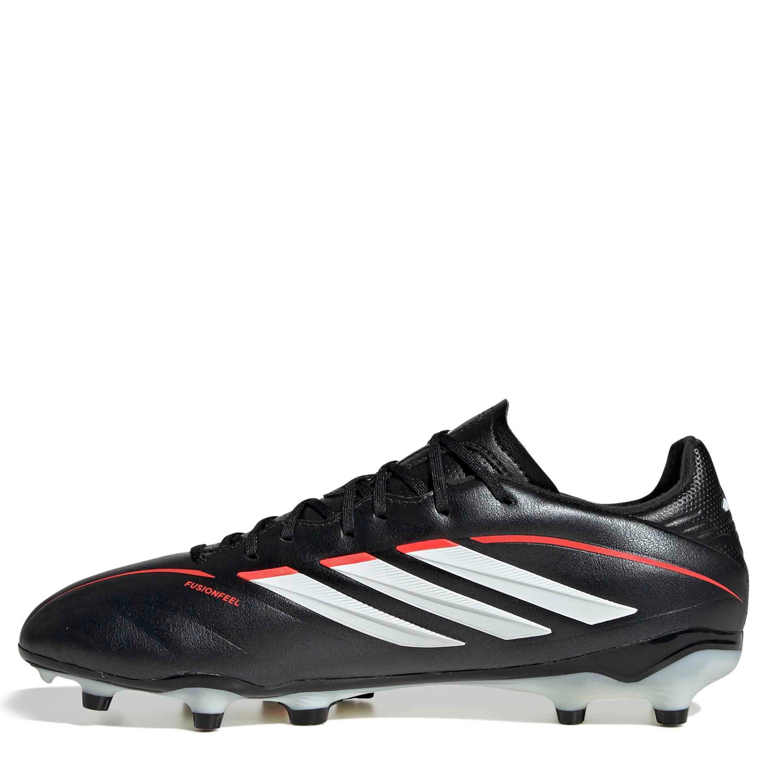 ADIDAS-BOYS BIG-LITTLE COPA PURE IV LEAGUE SOCCER CLEATS-BLACK & WHITE