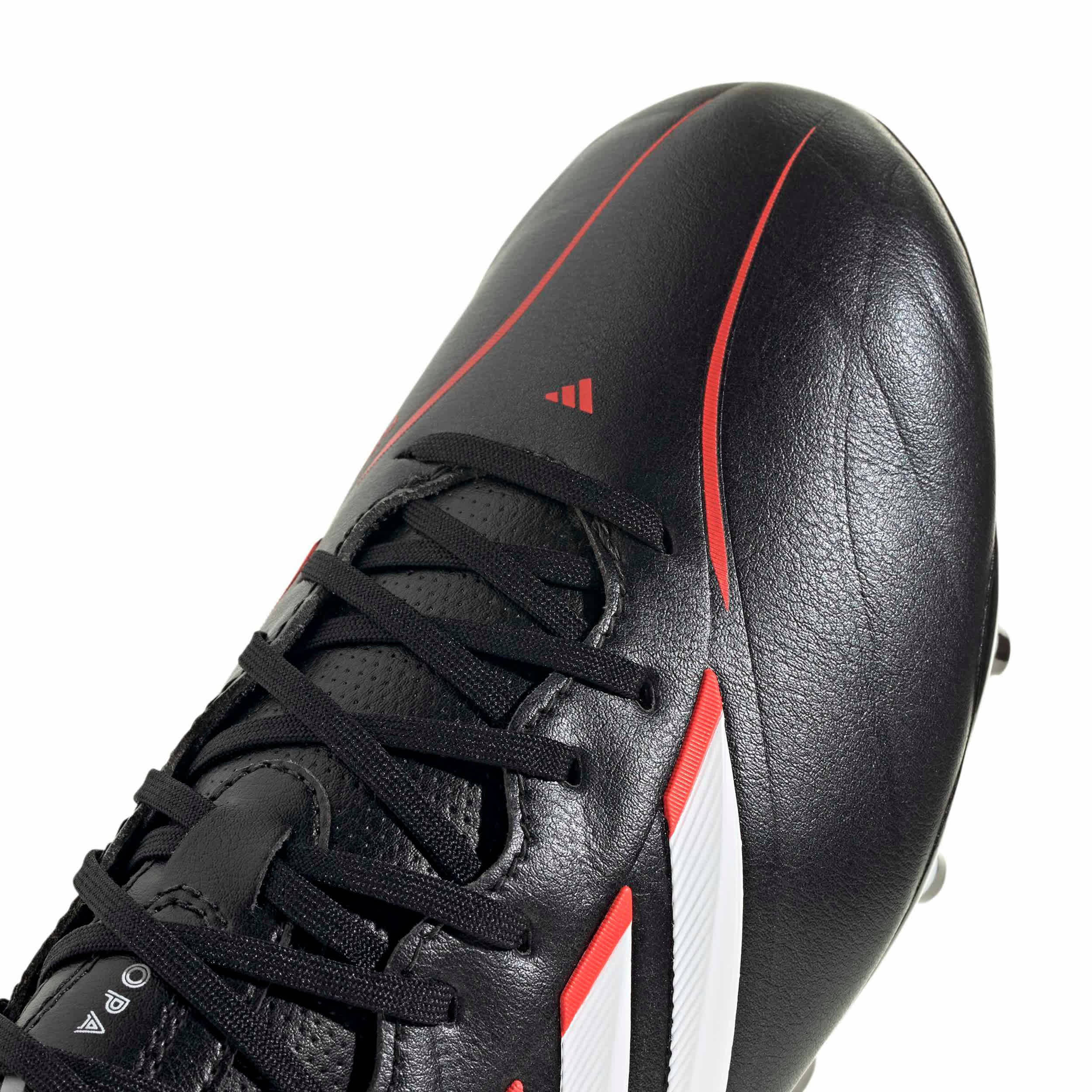 ADIDAS-BOYS BIG-LITTLE COPA PURE IV LEAGUE SOCCER CLEATS-BLACK & WHITE