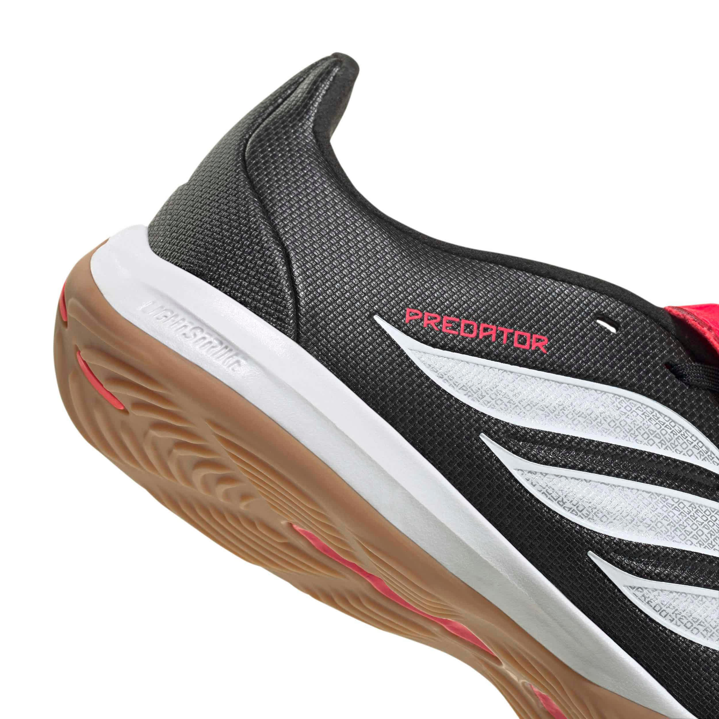 ADIDAS-BOYS BIG-LITTLE KID PREDATOR LEAGUE SOCCER CLEATS-BLACK & WHITE
