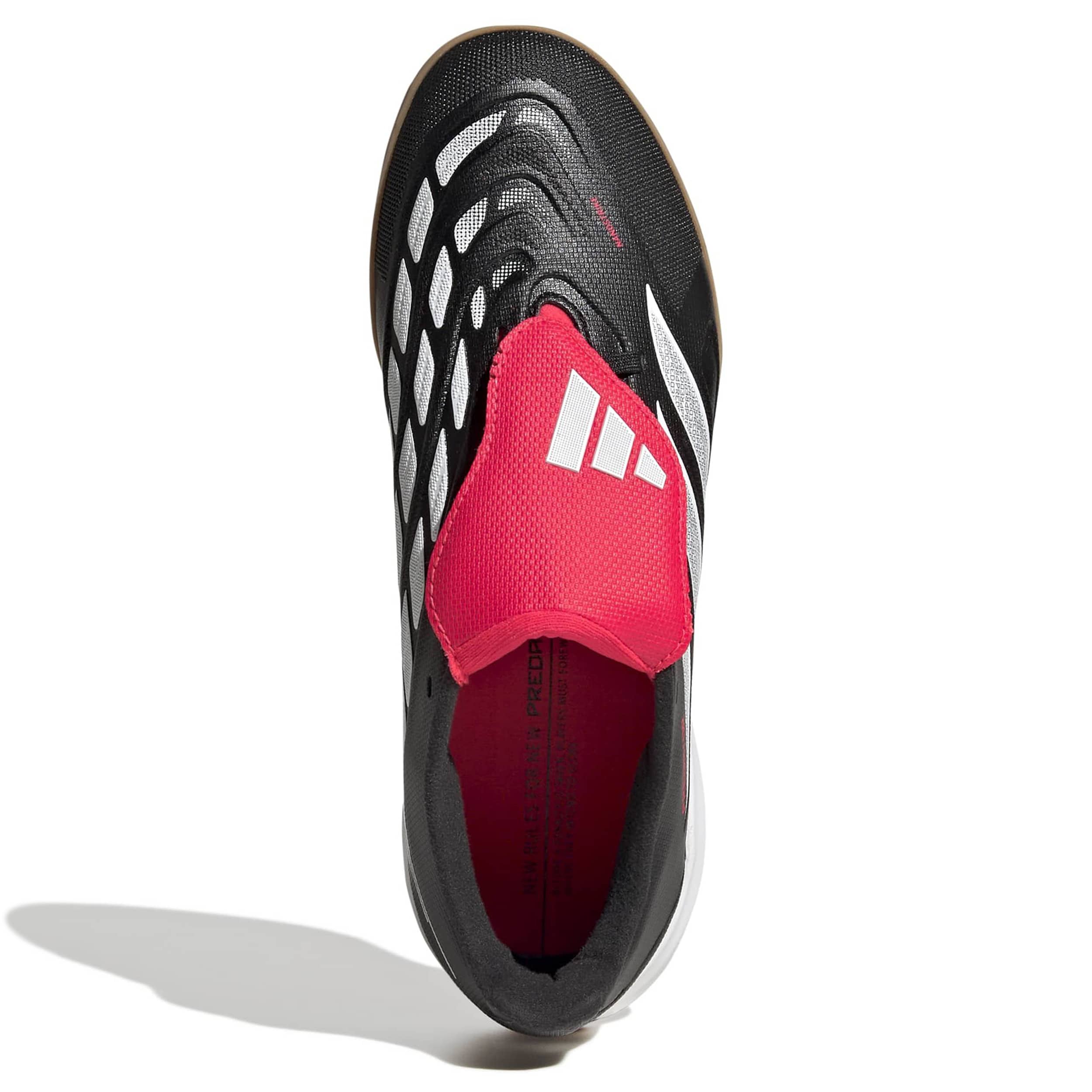 ADIDAS-BOYS BIG-LITTLE KID PREDATOR LEAGUE SOCCER CLEATS-BLACK & WHITE