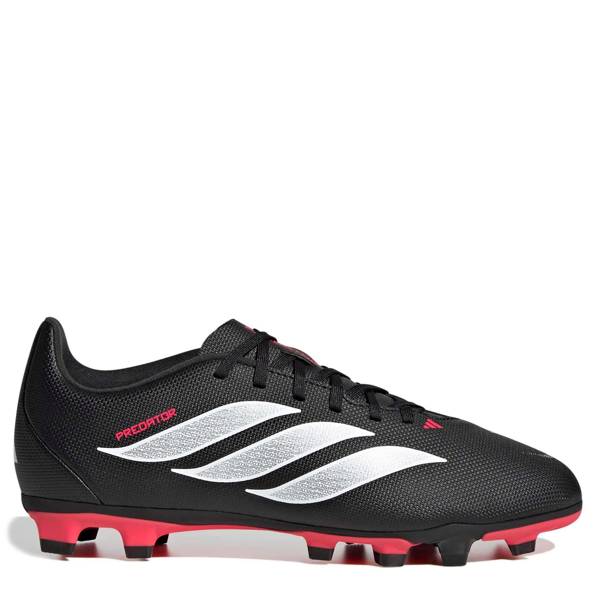 ADIDAS-BOYS BIG-LITTLE KID PREDATOR CLUB SOCCER CLEATS-BLACK & WHITE