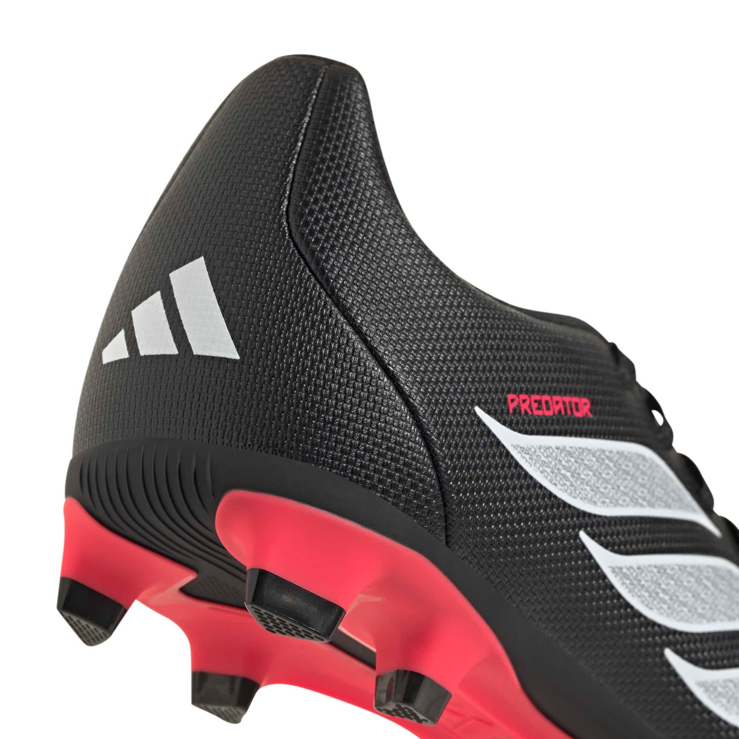 ADIDAS-BOYS BIG-LITTLE KID PREDATOR CLUB SOCCER CLEATS-BLACK & WHITE