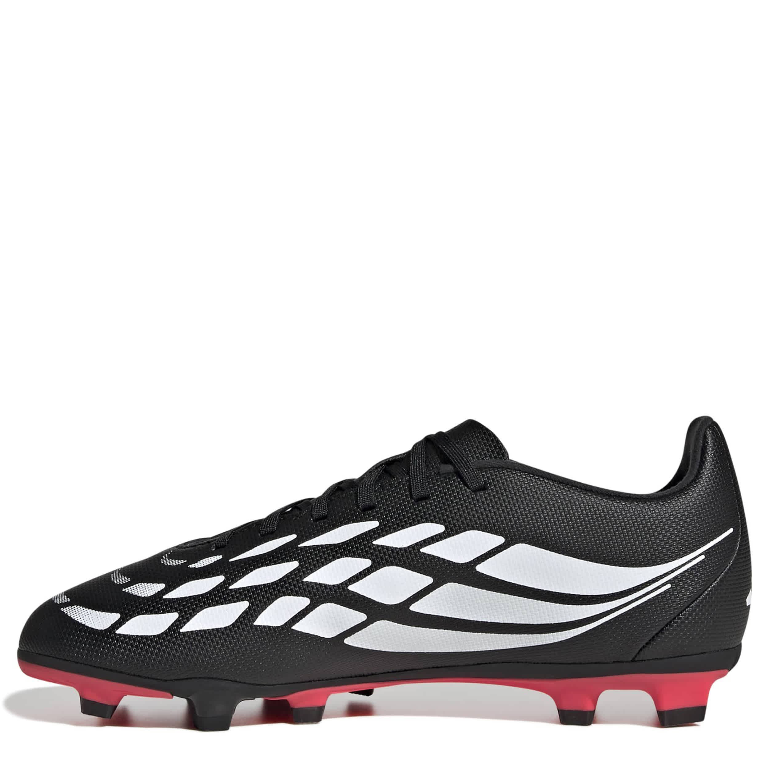 ADIDAS-BOYS BIG-LITTLE KID PREDATOR CLUB SOCCER CLEATS-BLACK & WHITE