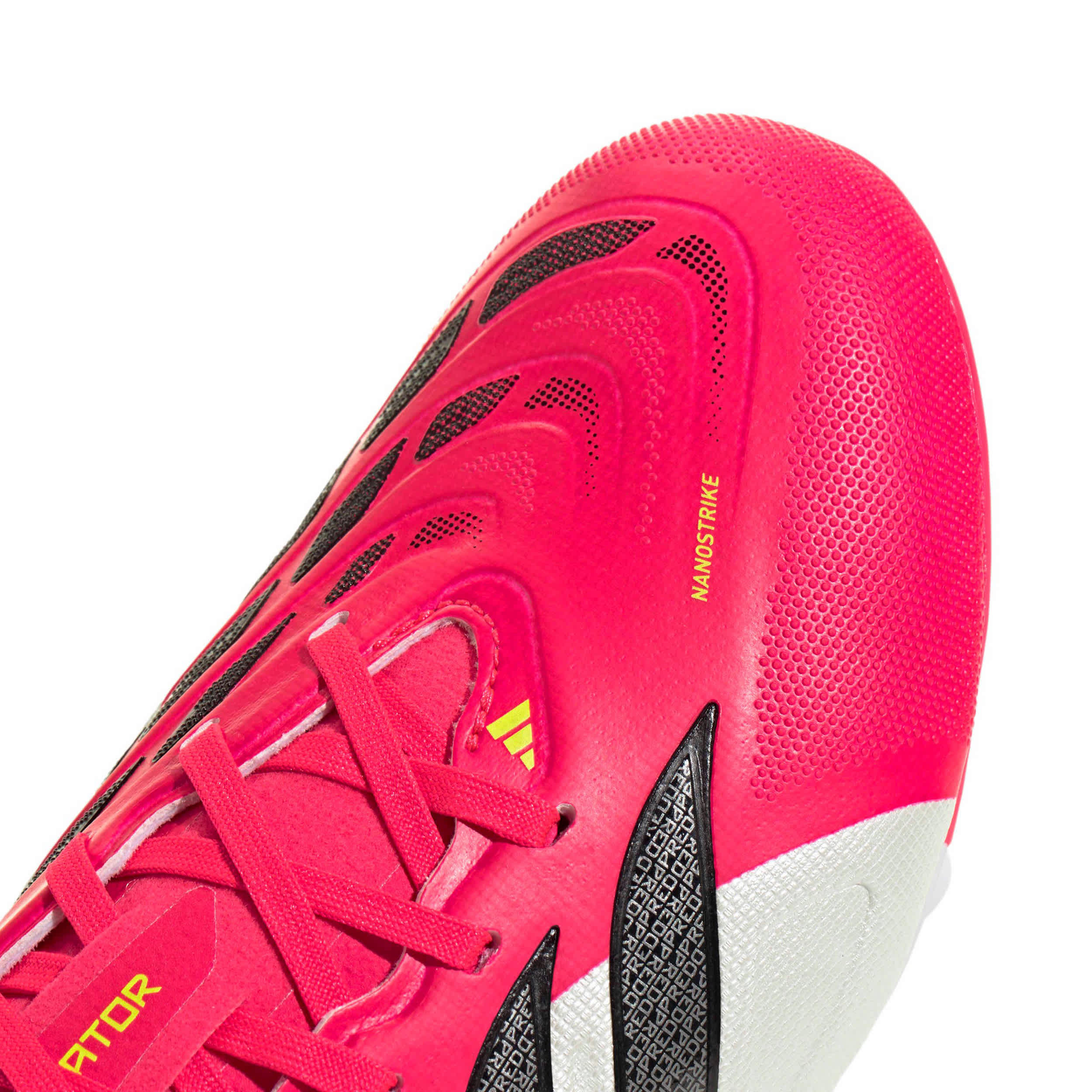 ADIDAS-BOYS BIG-LITTLE KID PREDATOR LEAGUE SOCCER CLEATS-RED & BLACK