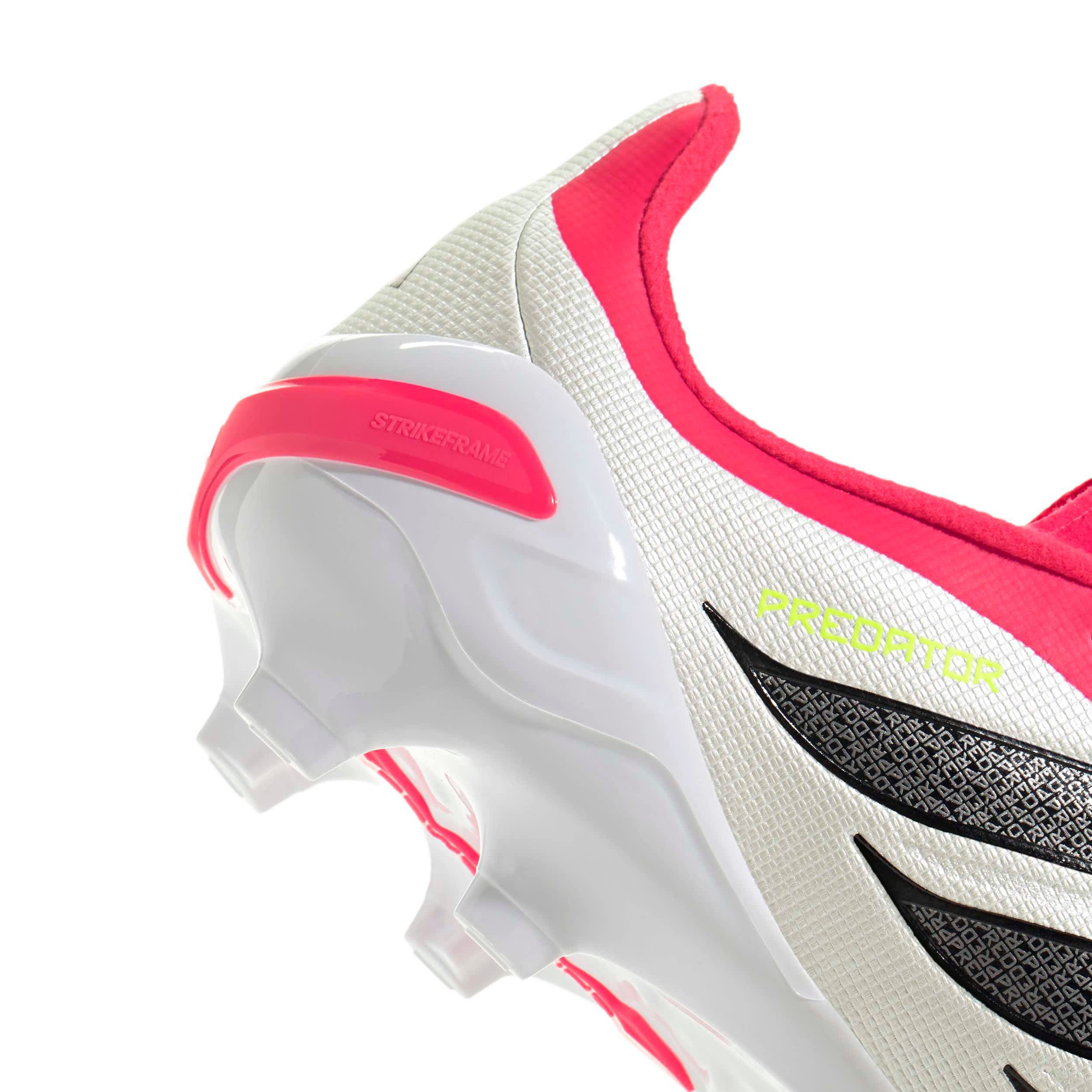 ADIDAS-BOYS BIG-LITTLE KID PREDATOR LEAGUE SOCCER CLEATS-RED & BLACK
