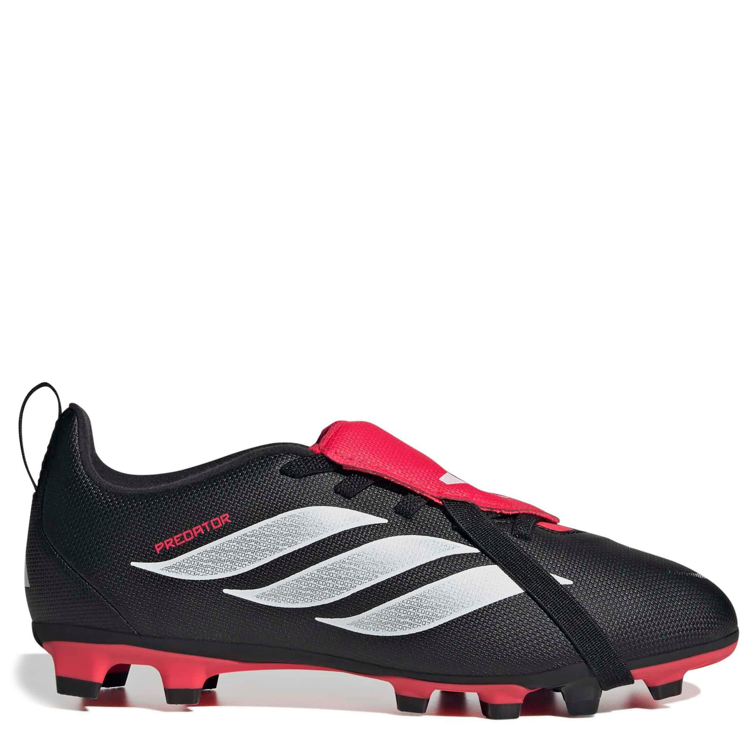 ADIDAS-BOYS BIG-LITTLE KID PREDATOR CLUB SOCCER CLEATS-BLACK & WHITE