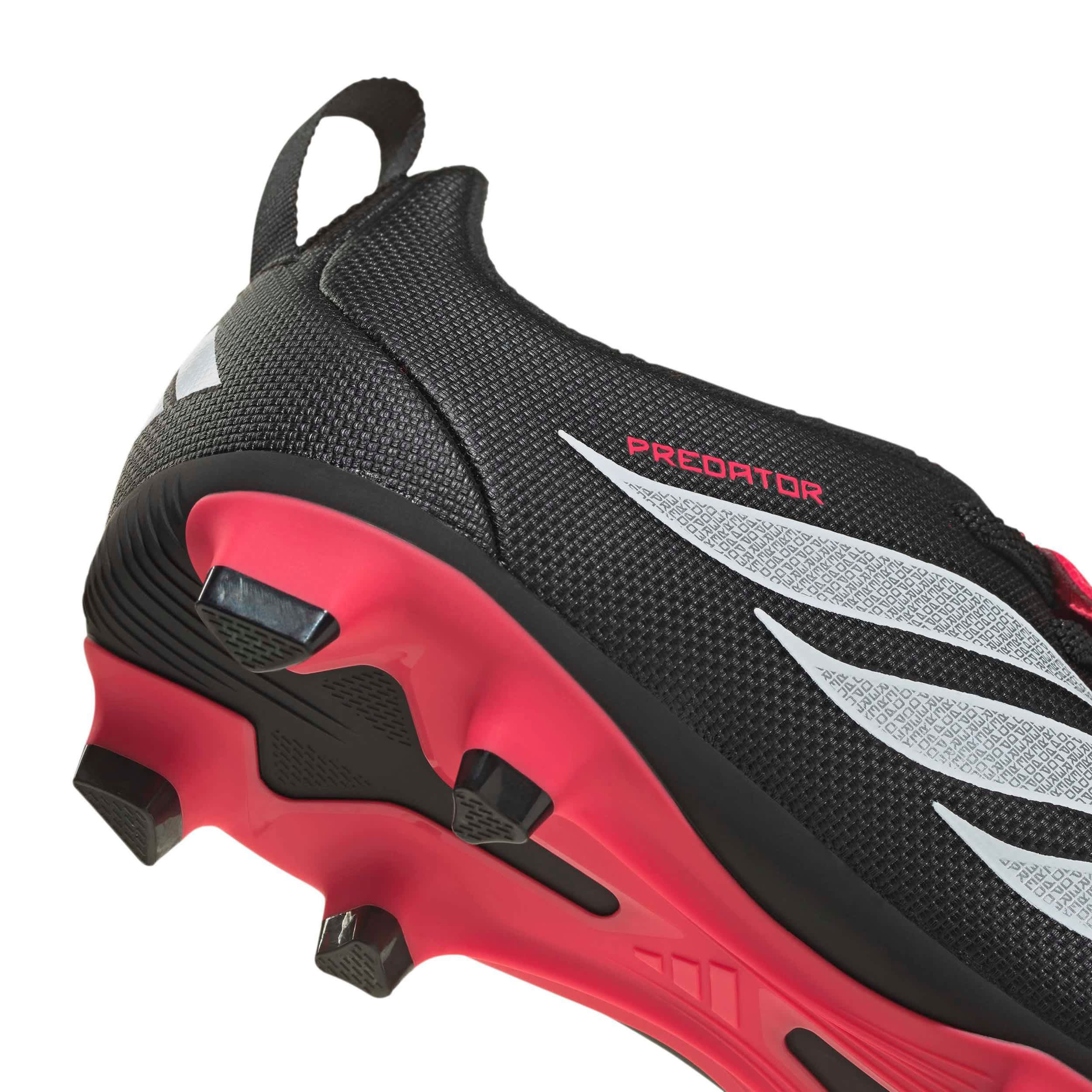 ADIDAS-BOYS BIG-LITTLE KID PREDATOR CLUB SOCCER CLEATS-BLACK & WHITE