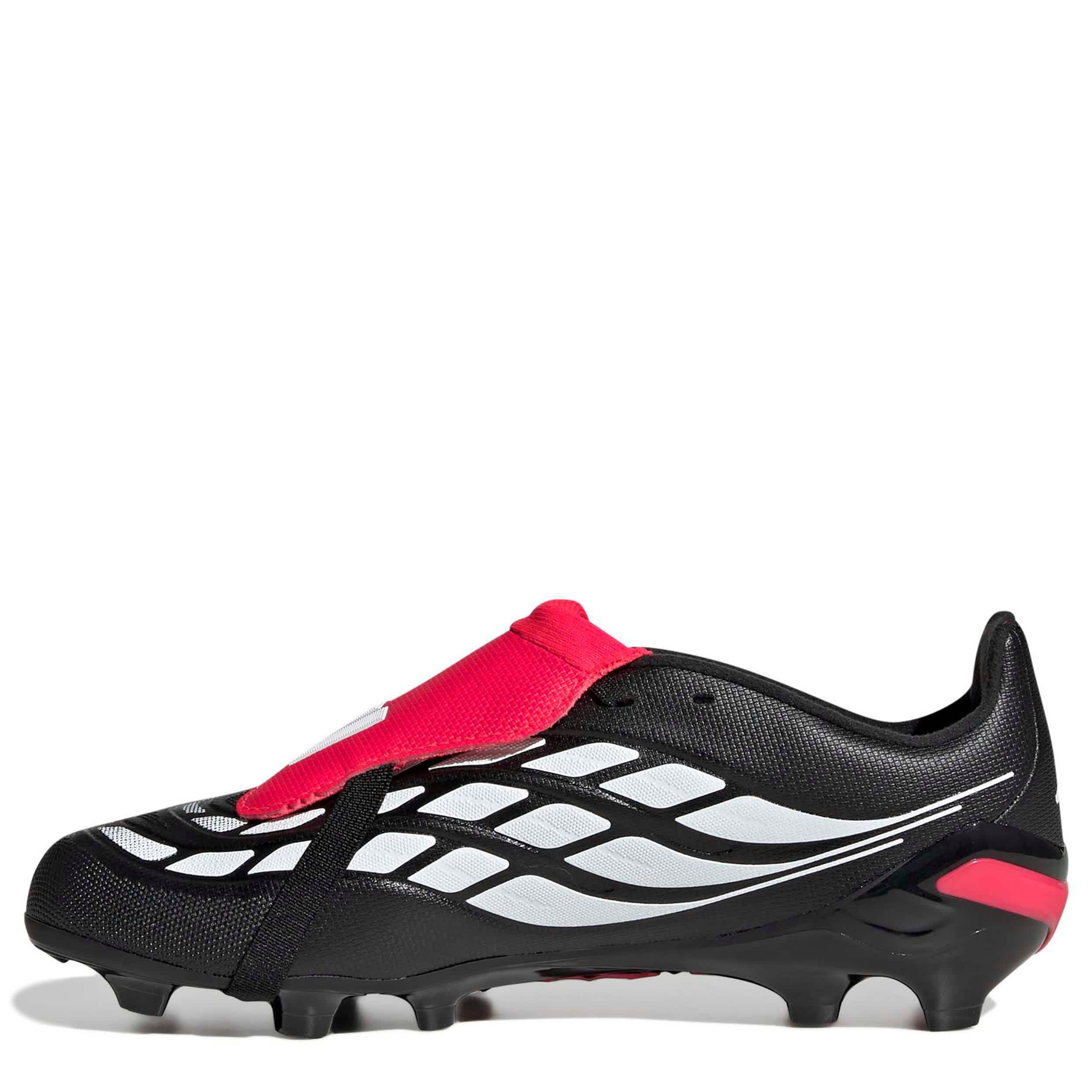 ADIDAS-BOYS BIG-LITTLE KID PREDATOR CLUB SOCCER CLEATS-BLACK & WHITE