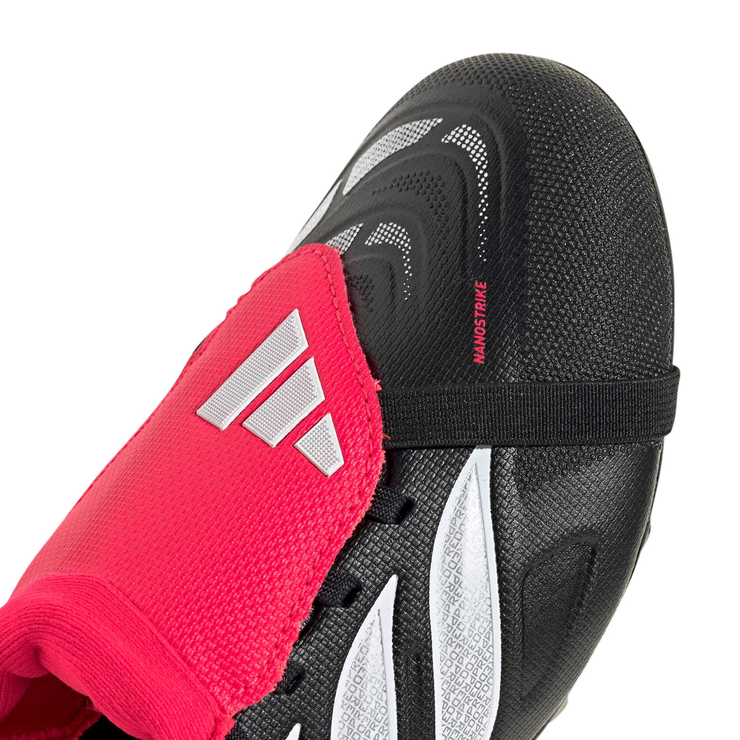 ADIDAS-BOYS BIG-LITTLE KID PREDATOR CLUB SOCCER CLEATS-BLACK & WHITE