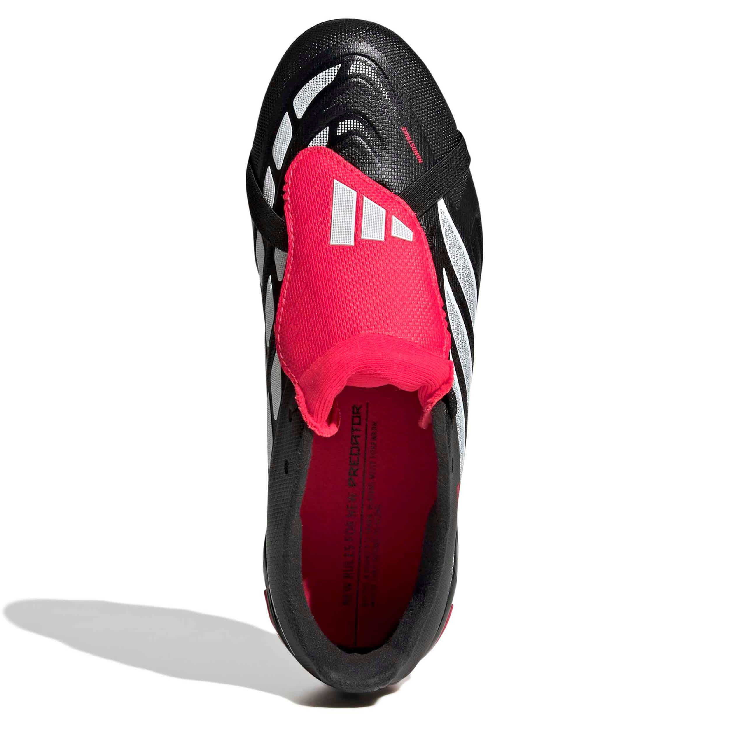 ADIDAS-BOYS BIG-LITTLE KID PREDATOR CLUB SOCCER CLEATS-BLACK & WHITE
