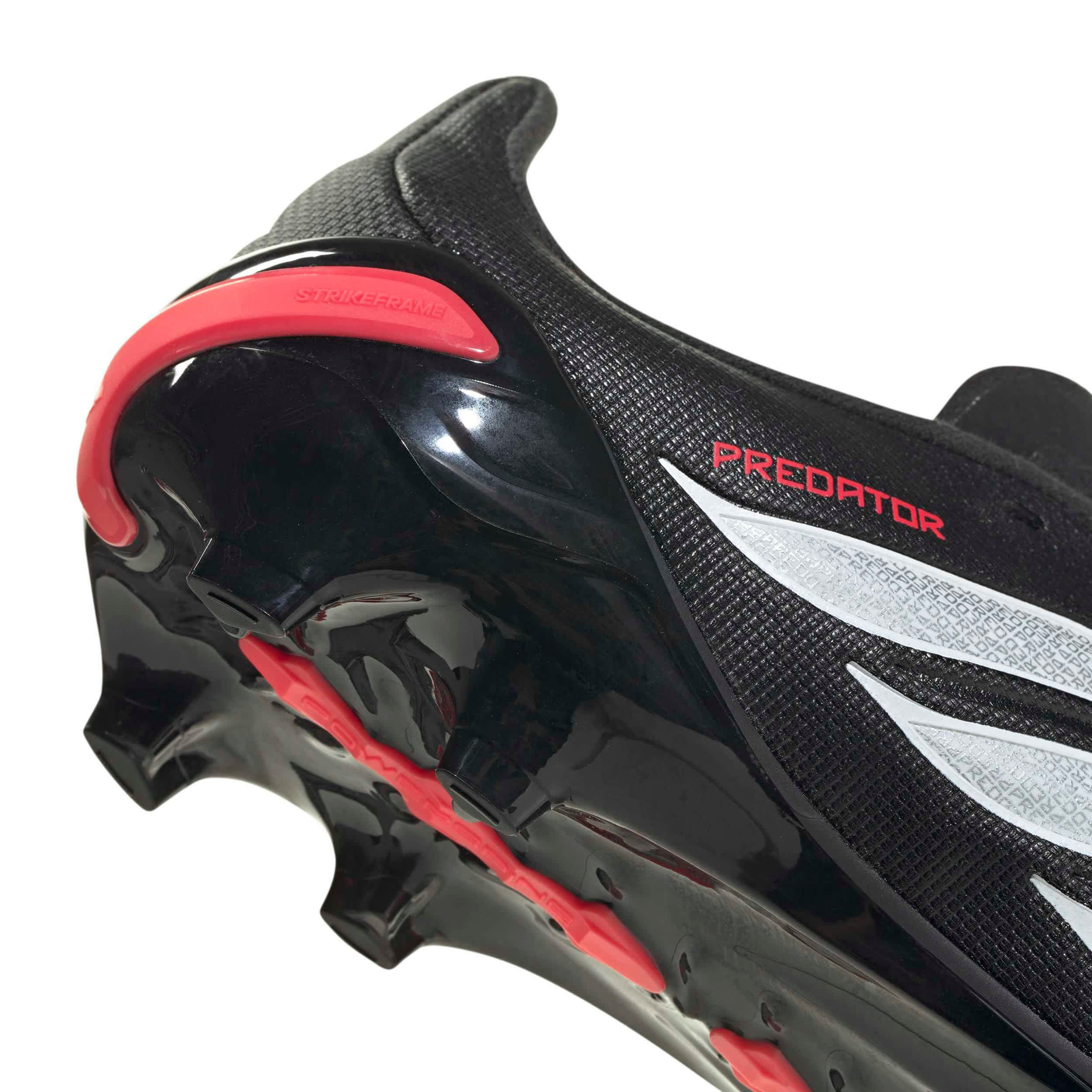 ADIDAS-BOYS BIG-LITTLE KID PREDATOR LEAGUE SOCCER CLEATS-BLACK & WHITE
