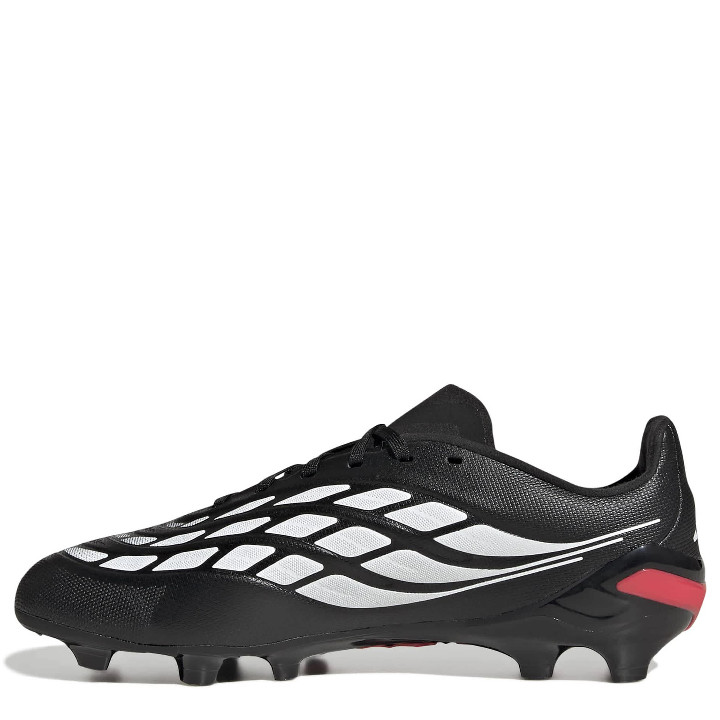 ADIDAS-BOYS BIG-LITTLE KID PREDATOR LEAGUE SOCCER CLEATS-BLACK & WHITE
