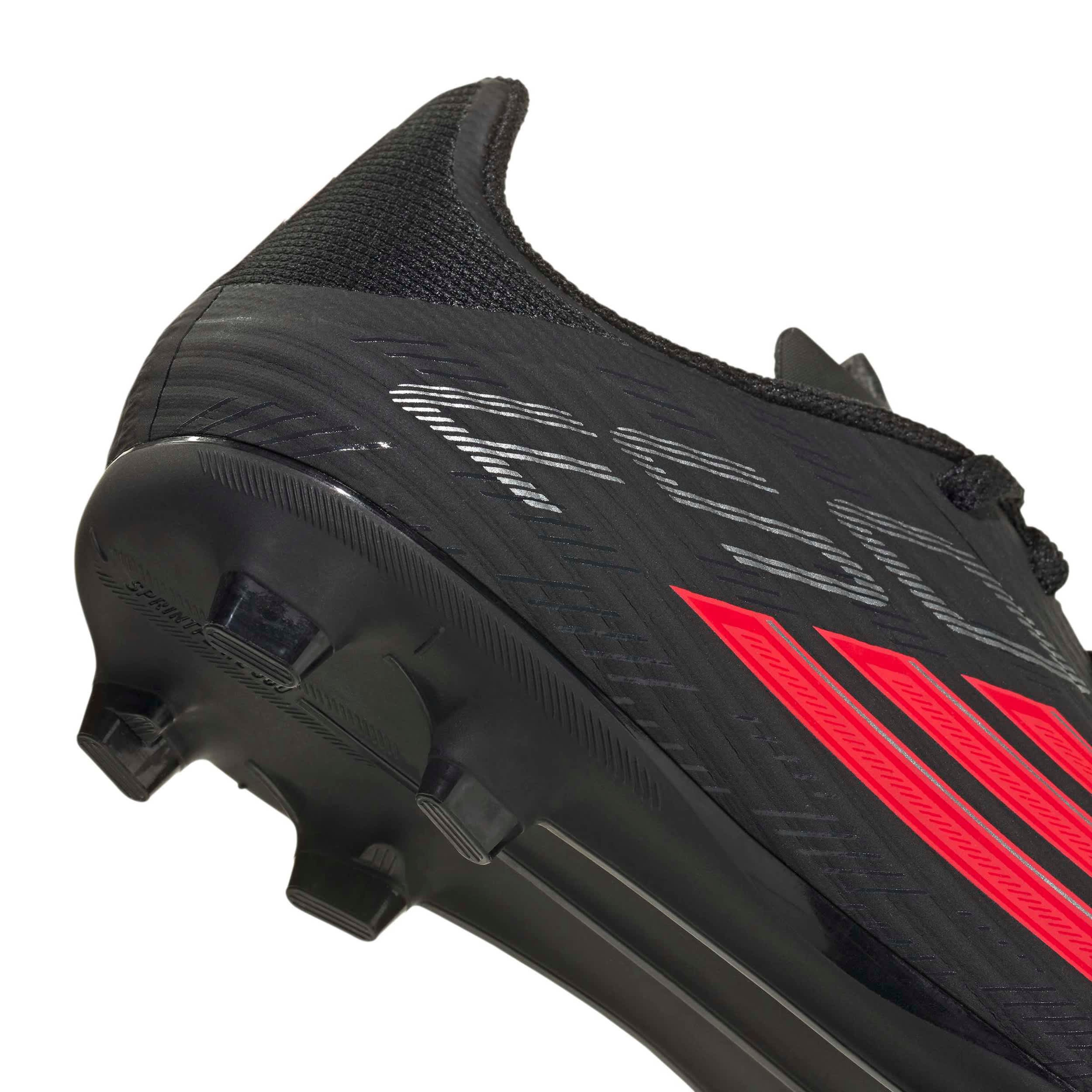 ADIDAS-BOYS BIG-LITTLE KID F50 LEAGUE SOCCER CLEATS-BLACK & RED